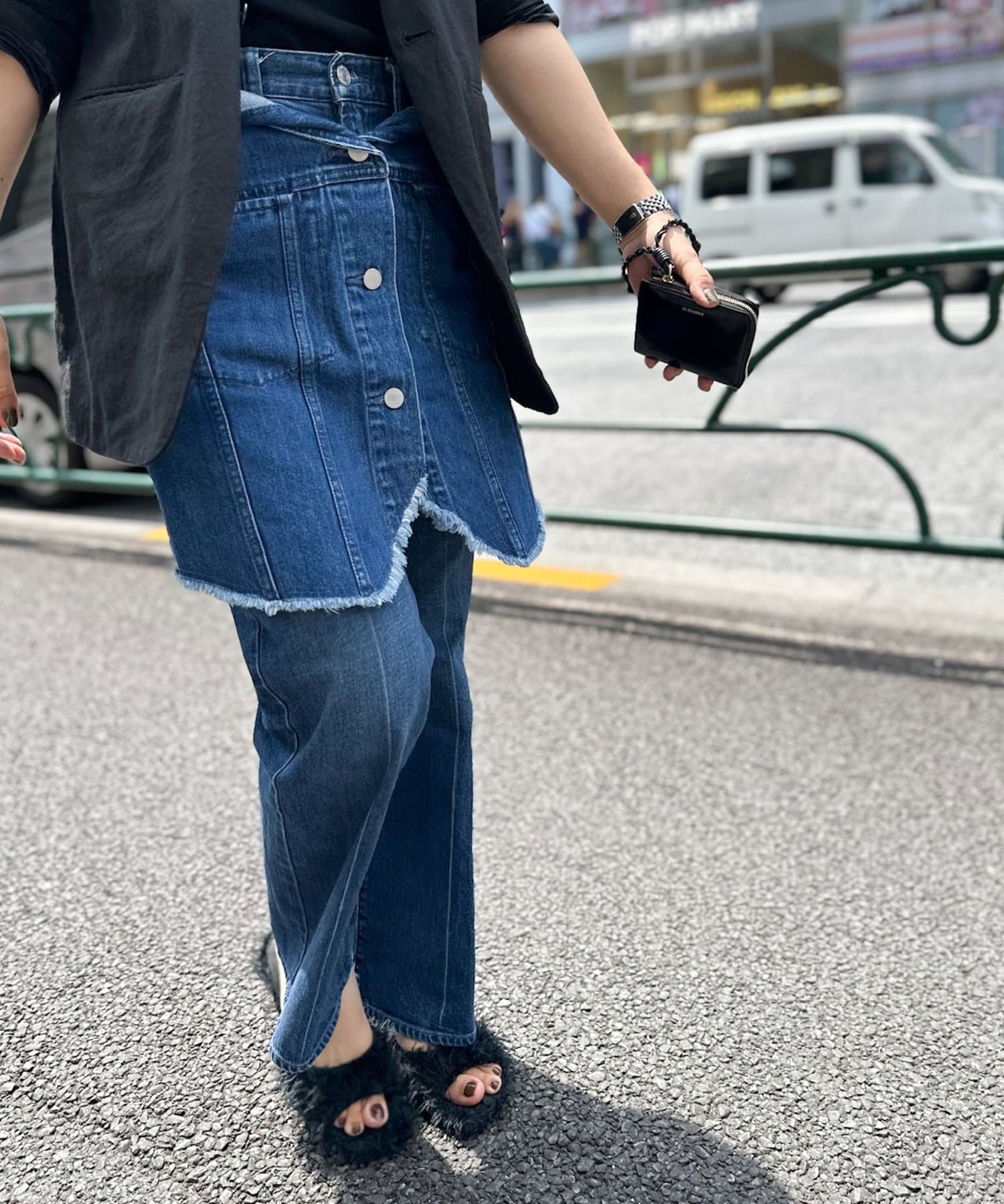 シーナリー shenery Vネックデニムベスト　正規品 SHENERY（シーナリー）の「Vネックデニムベスト（ベスト）」 - WEAR