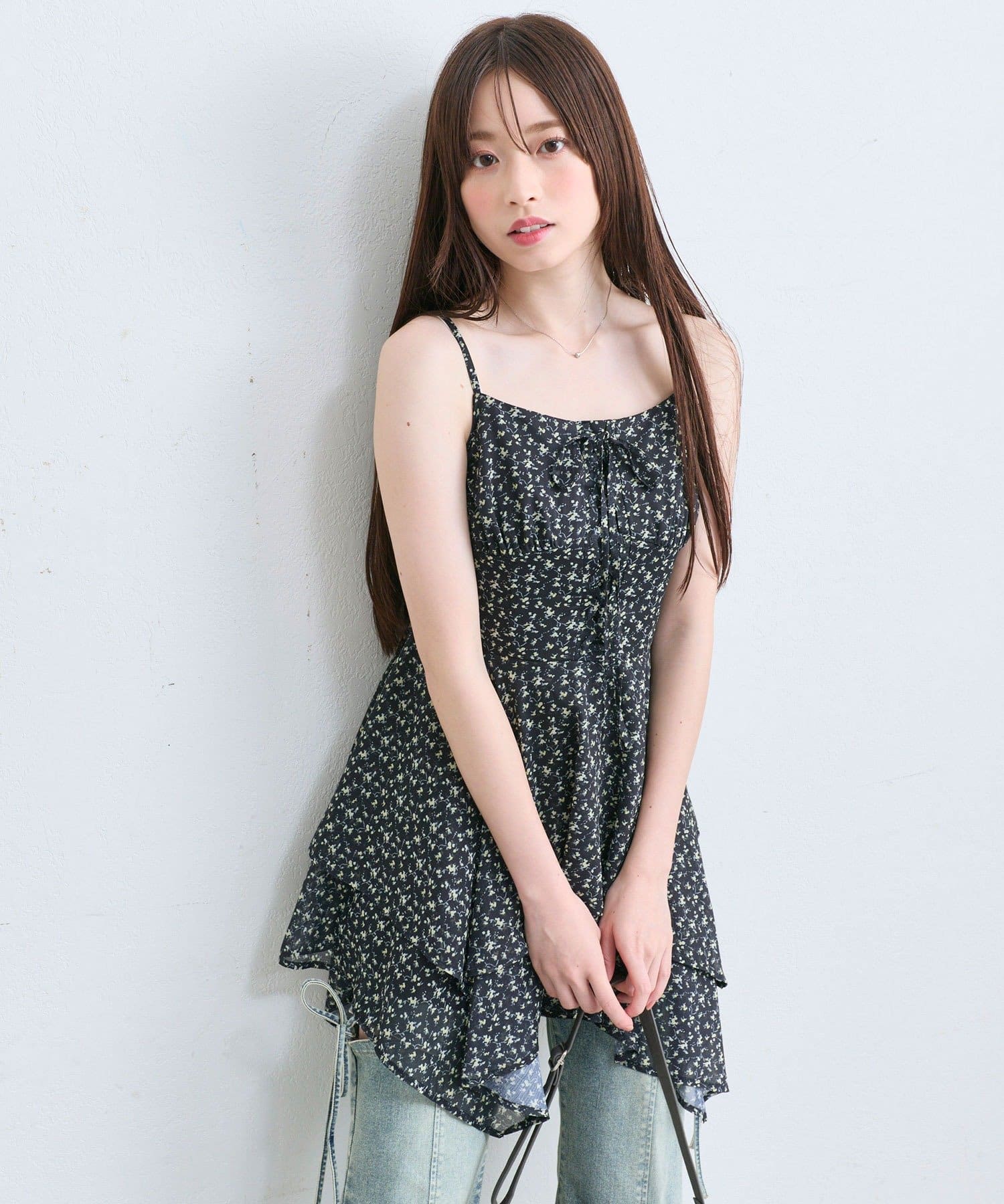 OLIVE des OLIVE(オリーブ デ オリーブ) イレヘムキャミチュニックワンピース