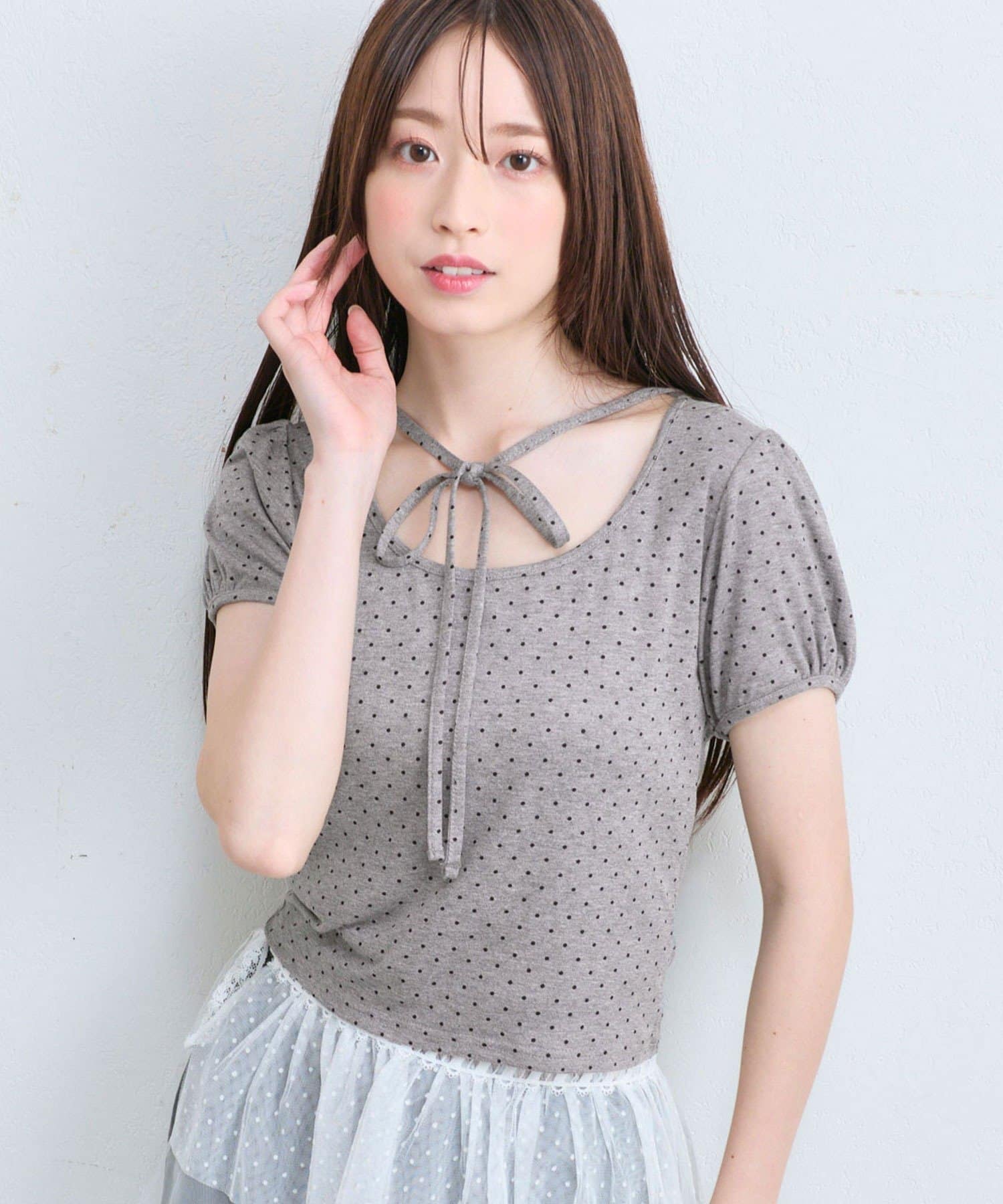 OLIVE des OLIVE(オリーブ デ オリーブ) デコルテリボンパフインナー