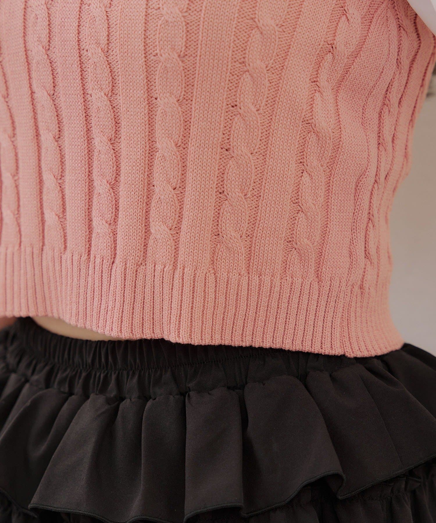 Remind me and forever(リマインドミーアンドフォーエバー) ドッキングケーブルニット