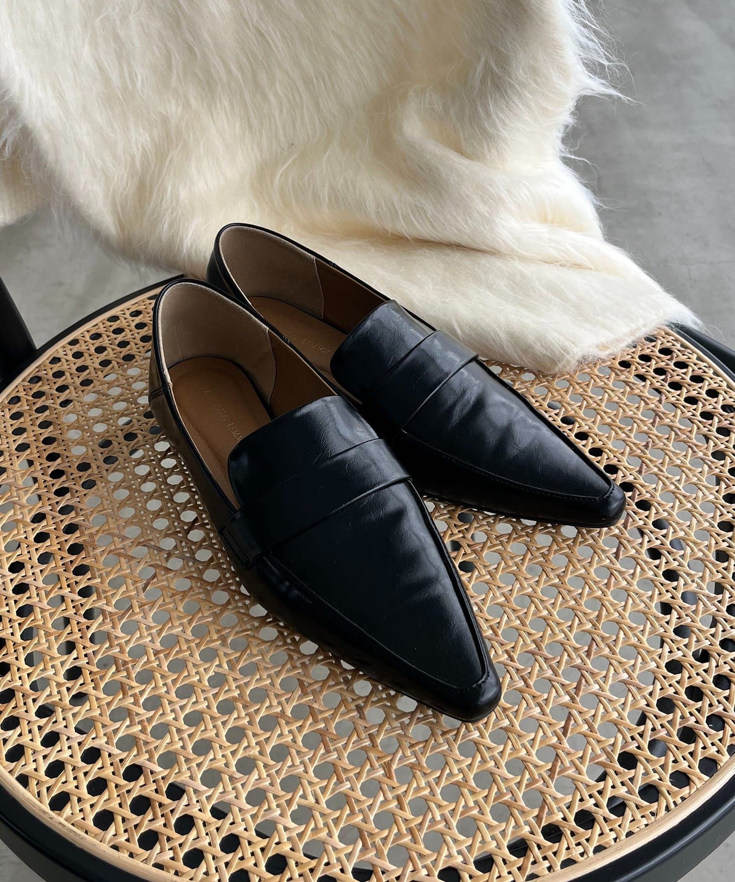 CAPRICIEUX LE'MAGE(カプリシュレマージュ) 【再入荷/新色ドット】ポインテッドローファー