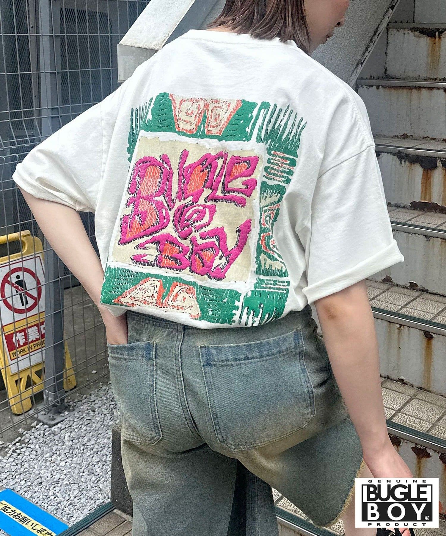 CIAOPANIC(チャオパニック) 【BUGLE BOY/ビューグル ボーイ】アソートプリントTシャツ