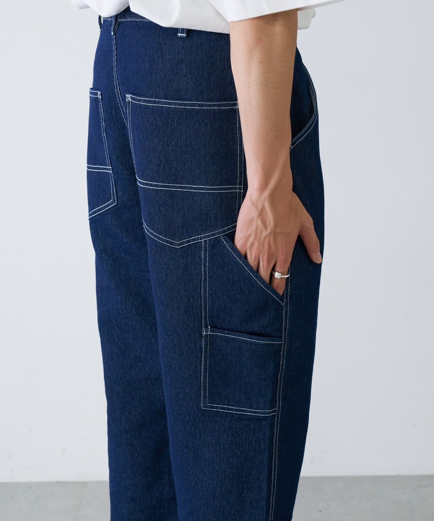 CIAOPANIC TYPY(チャオパニックティピー) 【夏でも涼しい◎】【TYPYDENIM】メッシュデニムワークパンツ
