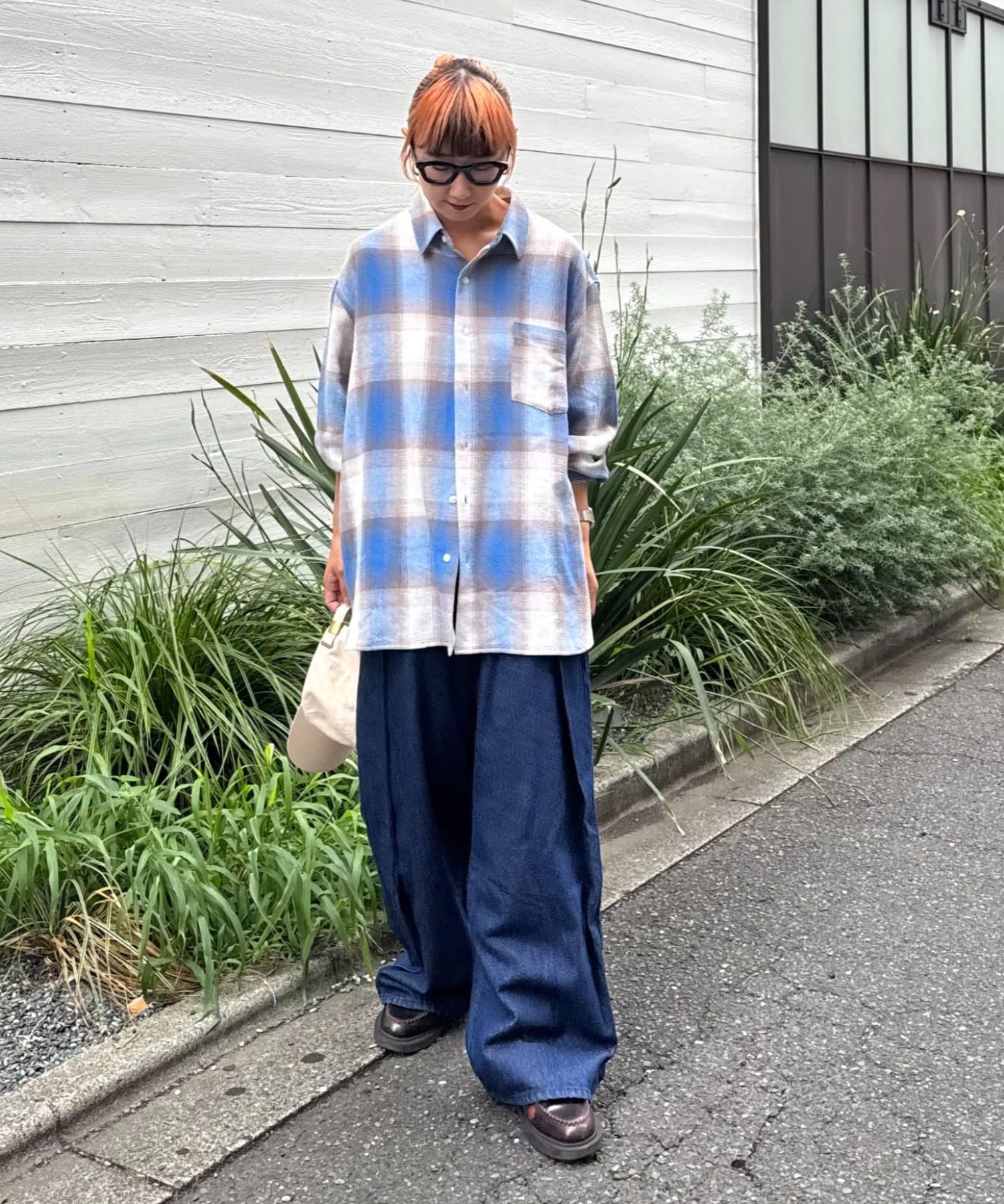 CIAOPANIC TYPY(チャオパニックティピー) 【ユニセックス】カラミオリオンブレーチェックシャツ