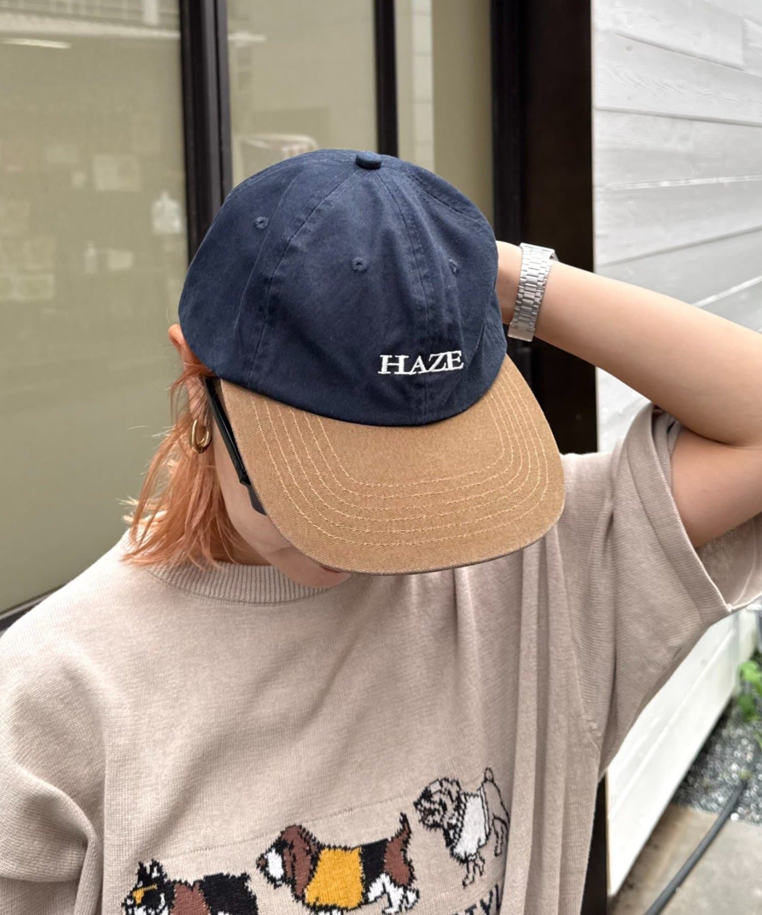 CIAOPANIC TYPY(チャオパニックティピー) ヴィンテージダックロゴ刺繍キャップ