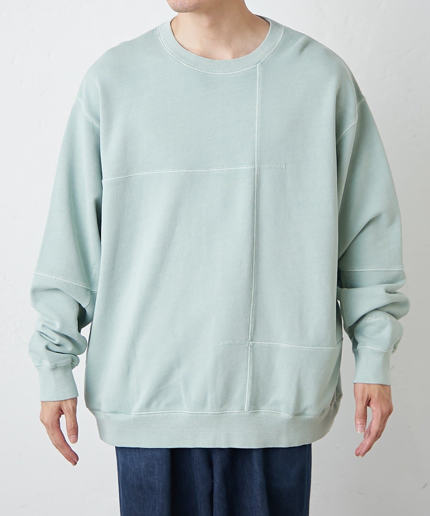 CIAOPANIC TYPY(チャオパニックティピー) 【ロングシーズン着回し】【ユニセックス】ヴィンテージ切り替えスウェット