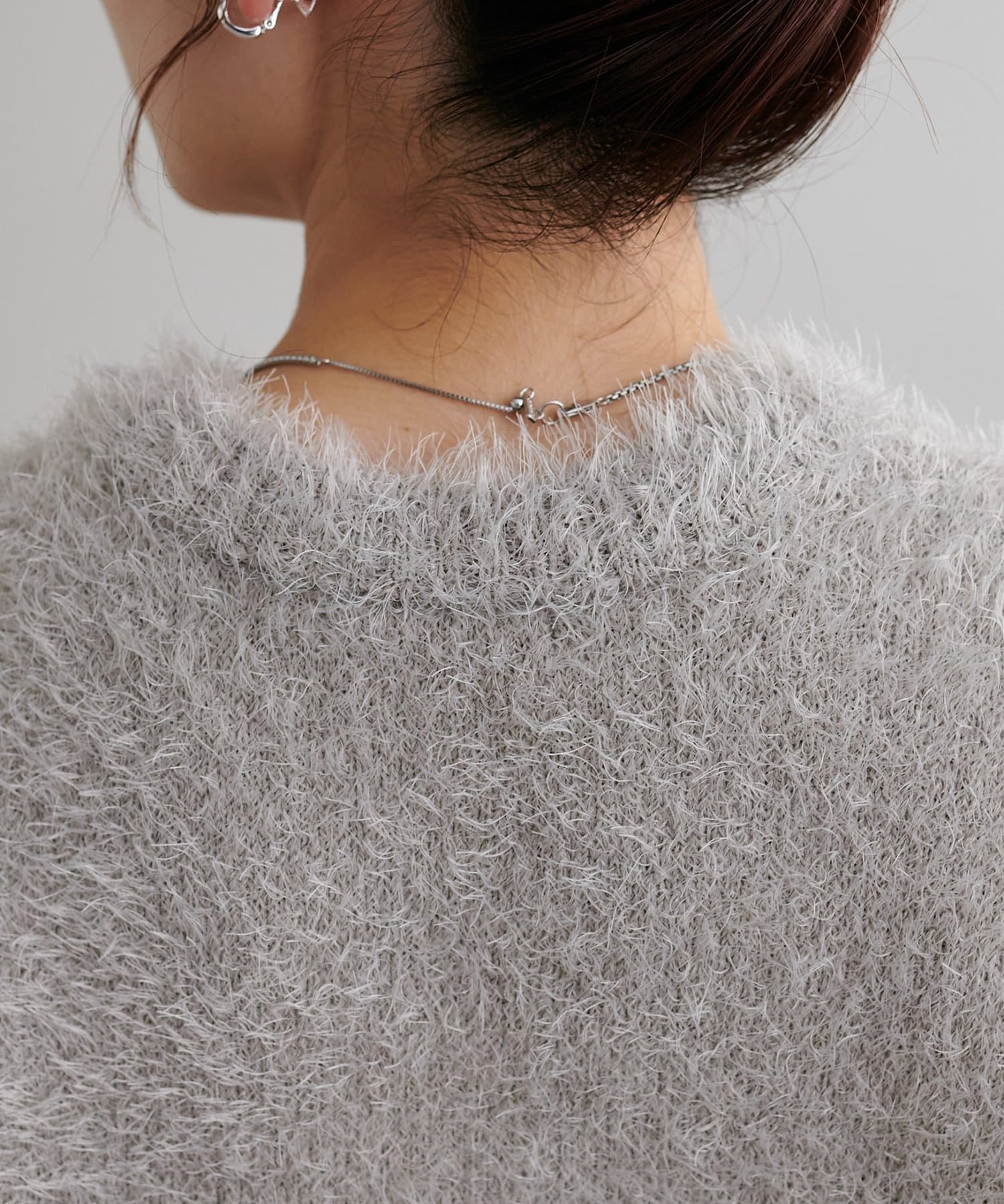 DISCOAT(ディスコート) 【ベストセラー/着回し万能/WEB限定】フェザーヤーンチュニックベスト《スリットなし》