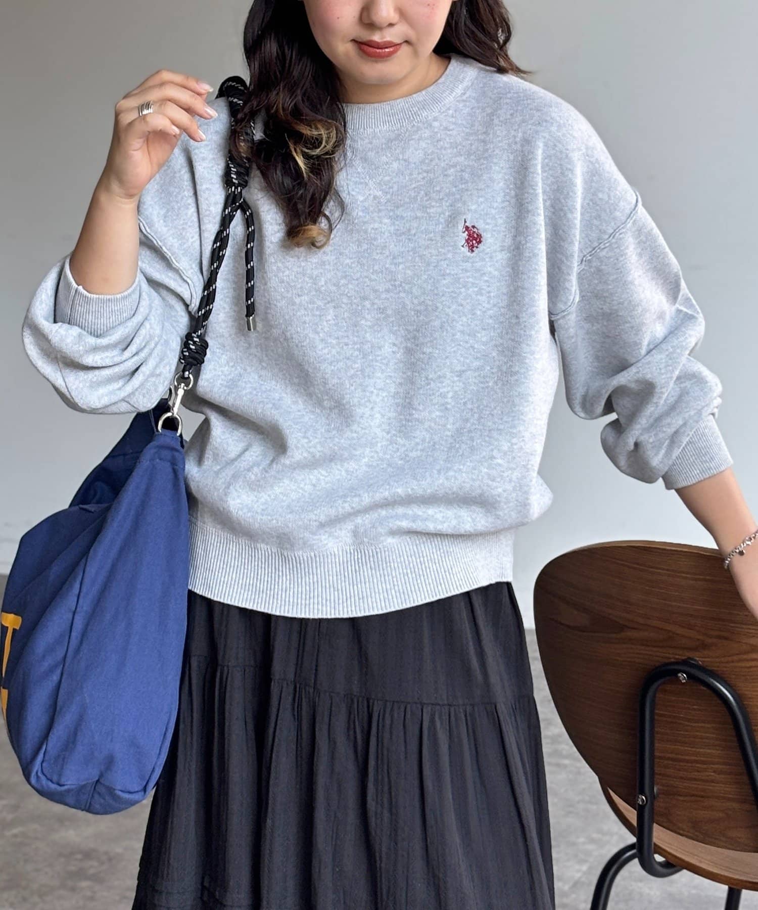 CPCM(シーピーシーエム) 【U.S. POLO ASSN.】スウェットライクニット