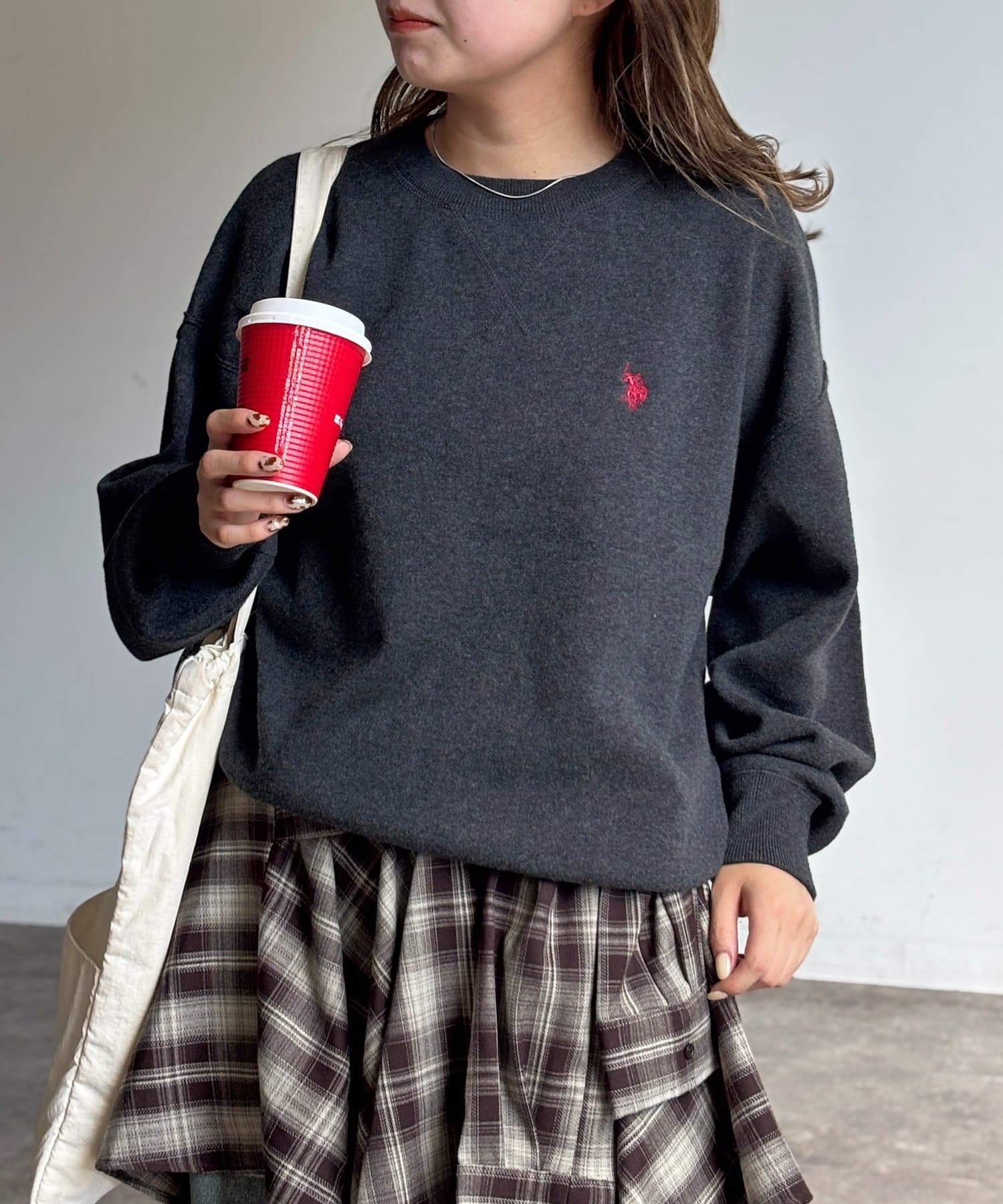 CPCM(シーピーシーエム) 【U.S. POLO ASSN.】スウェットライクニット