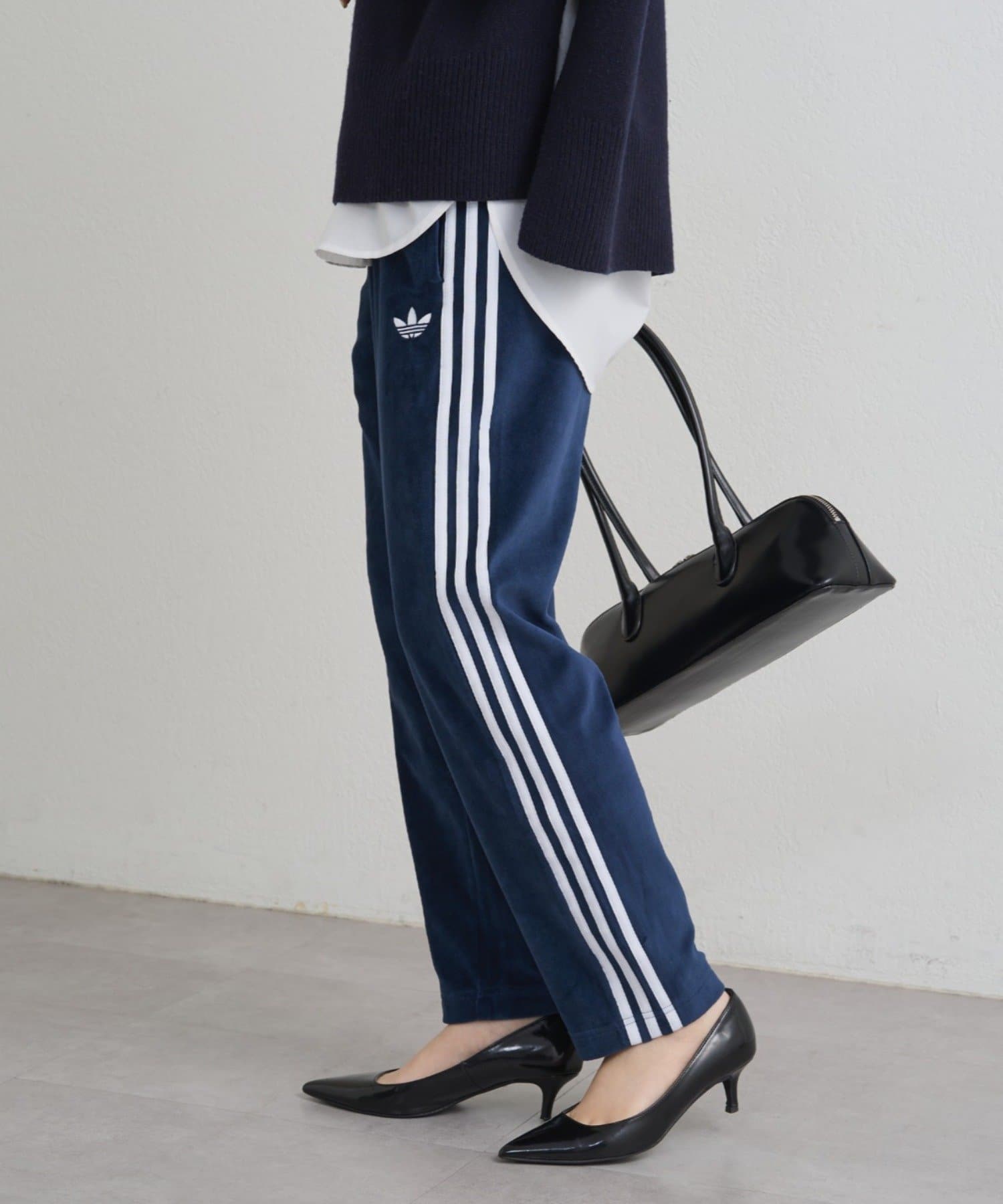 LOUNGEDRESS(ラウンジドレス) adidas ベロアトラックPT