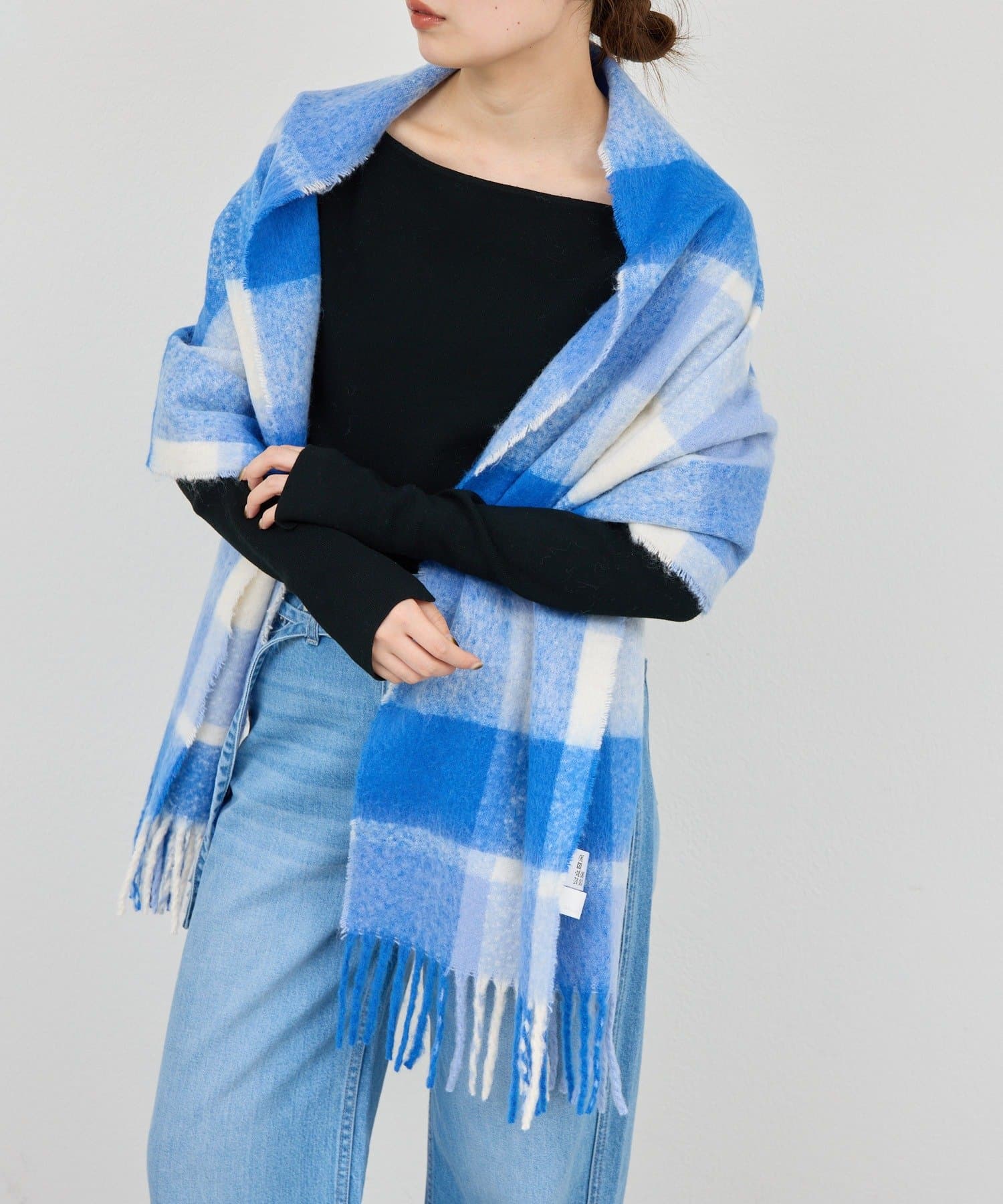 GALLARDAGALANTE(ガリャルダガランテ) ブークレーチェックストール