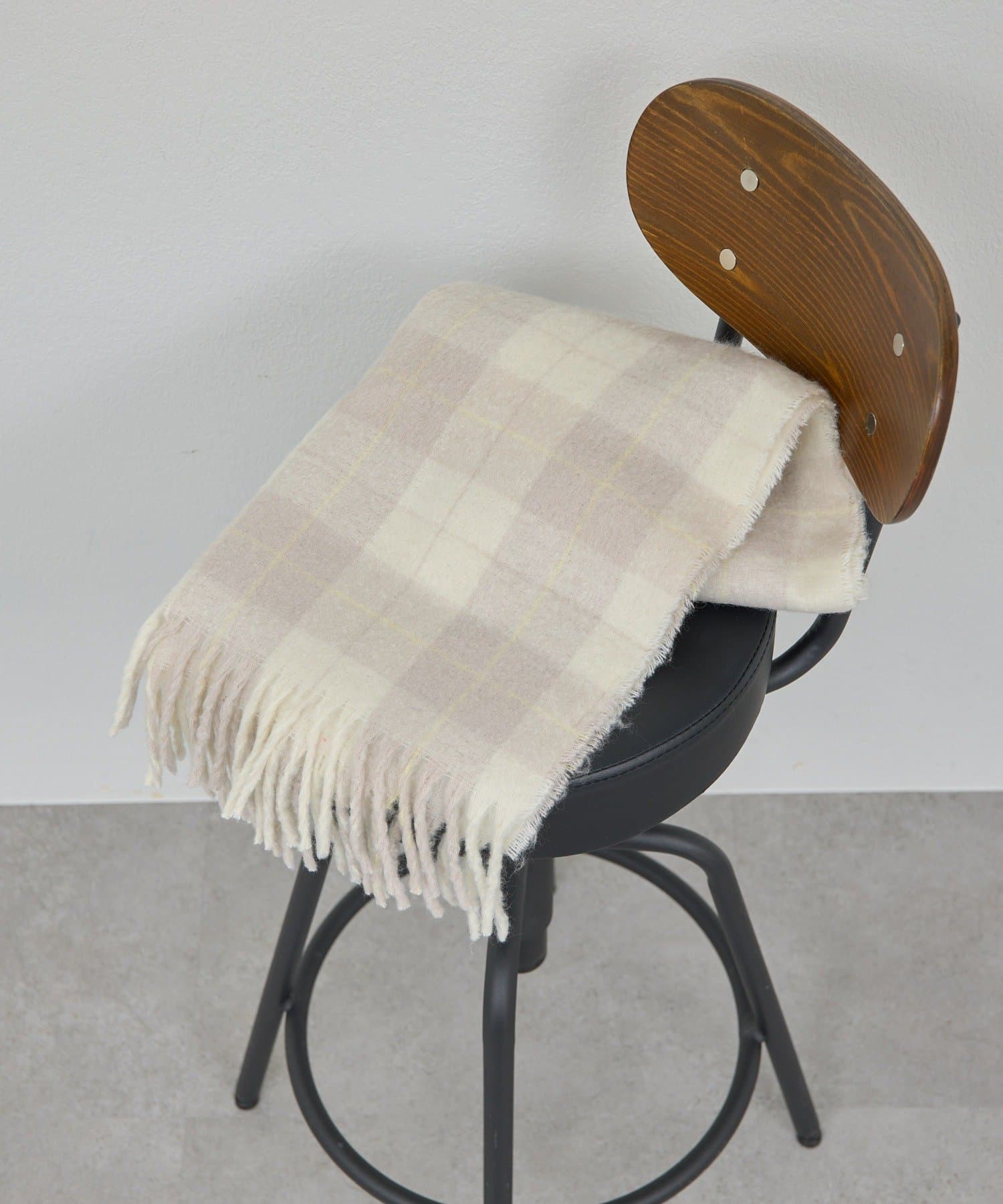 GALLARDAGALANTE(ガリャルダガランテ) ブークレーチェックストール