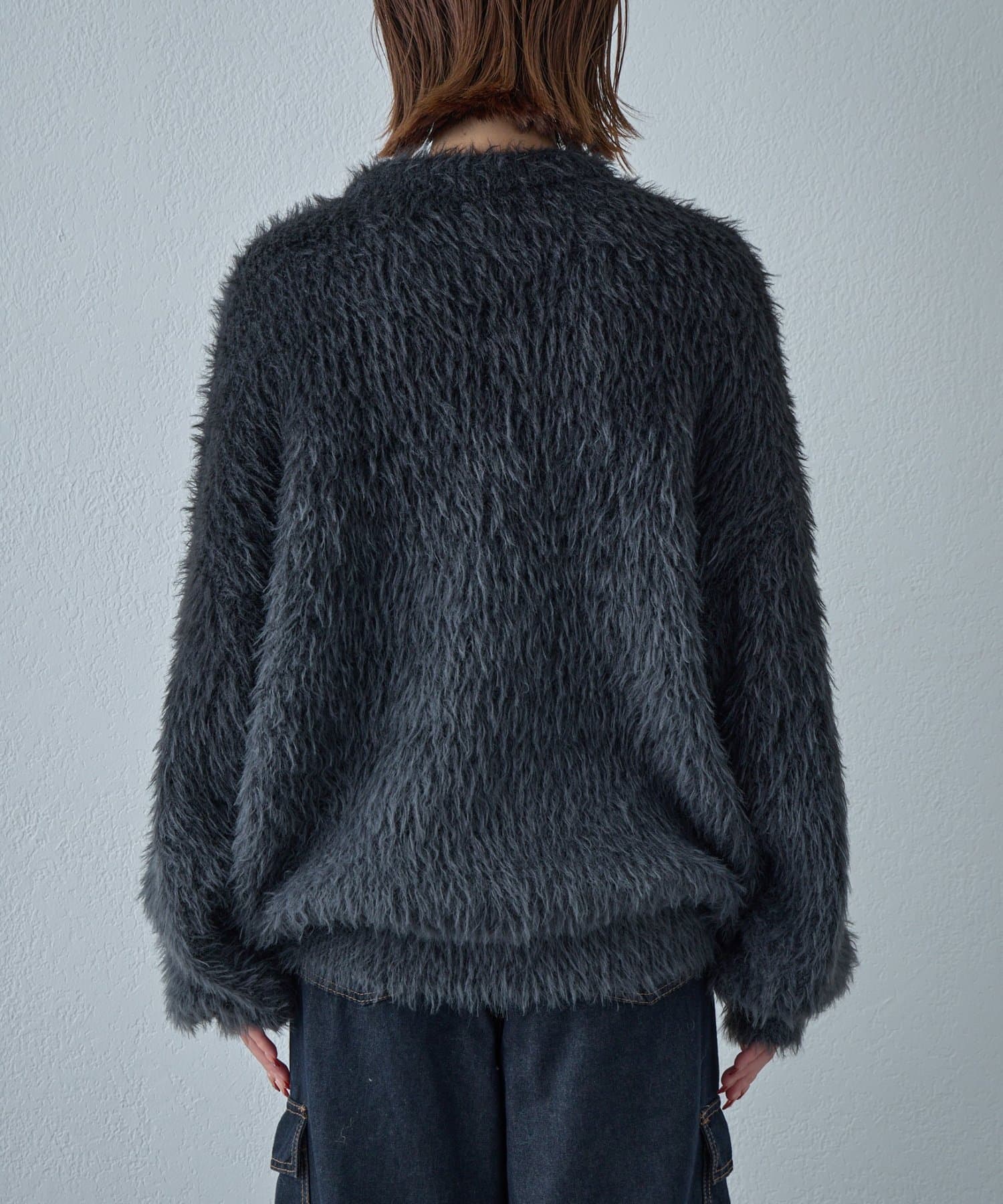 -goocy-(グーシー) フェザーヤーングラデーションニット【unisex】