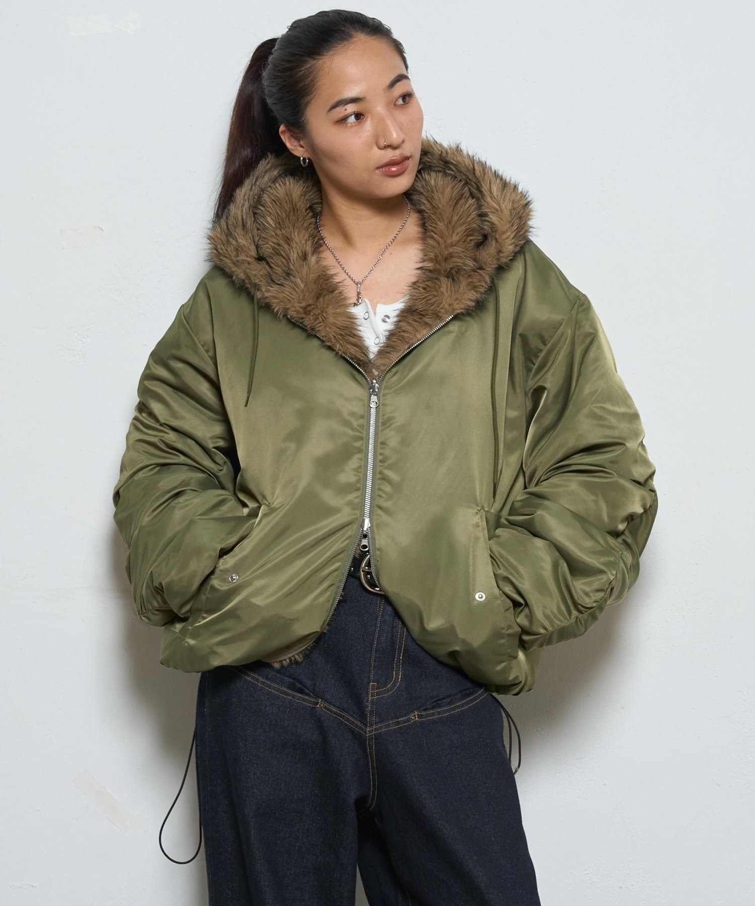 ⭐️SY32⭐️リバーシブルブルゾンジャケット SINSS（シンス）の「Reversible blouson / リバーシブルブルゾン