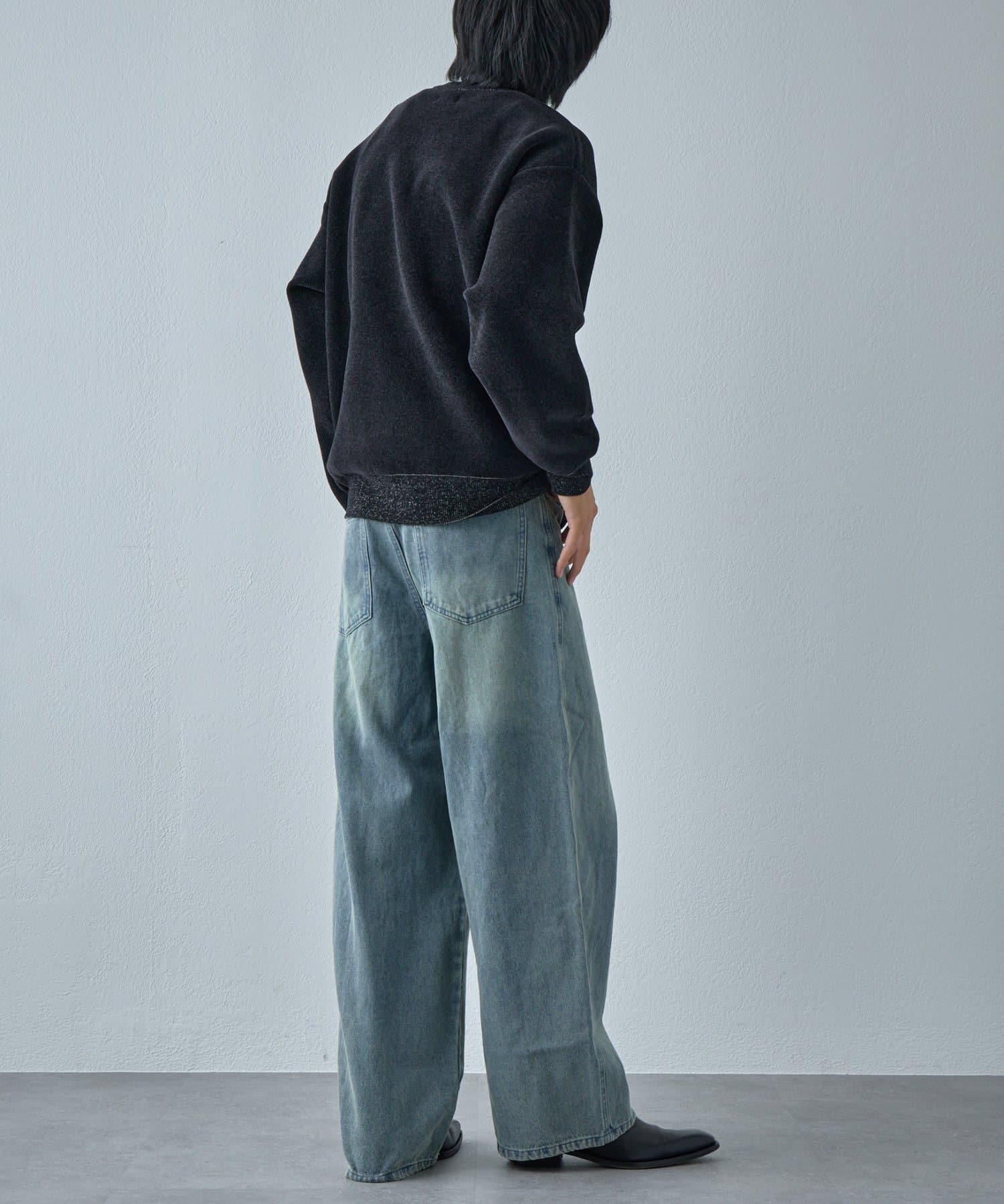 -goocy-(グーシー) モールダブルフェイスニット【unisex】