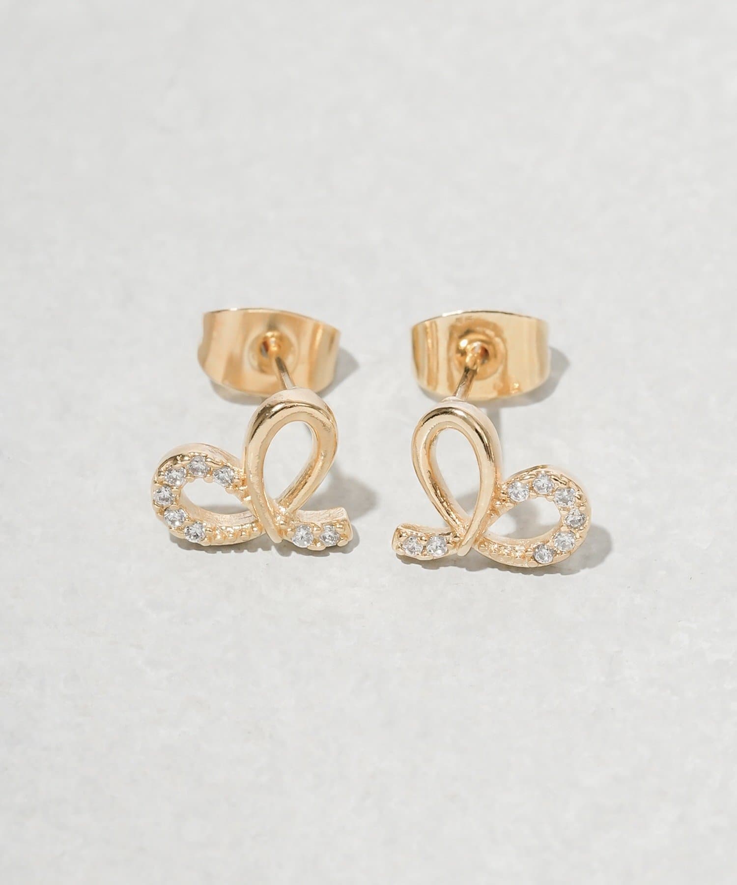 3COINS(スリーコインズ) ハートキュービックピアス
