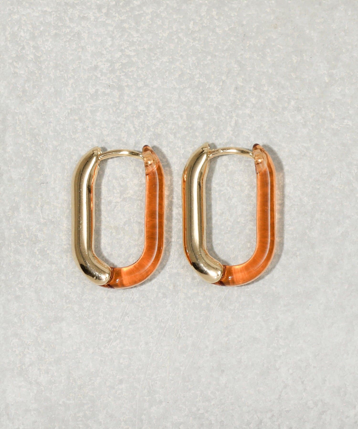 3COINS(スリーコインズ) クリアメタルワンタッチピアス