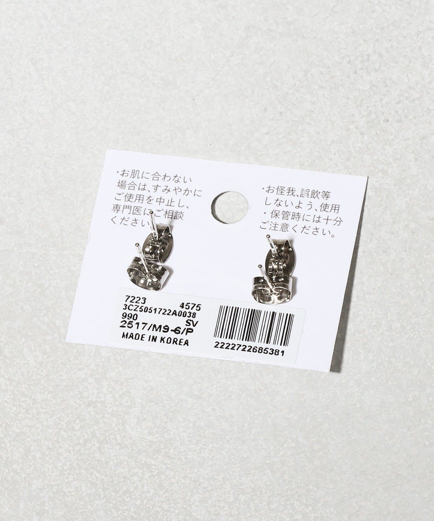 3COINS(スリーコインズ) ミニリボンピアス4個セット