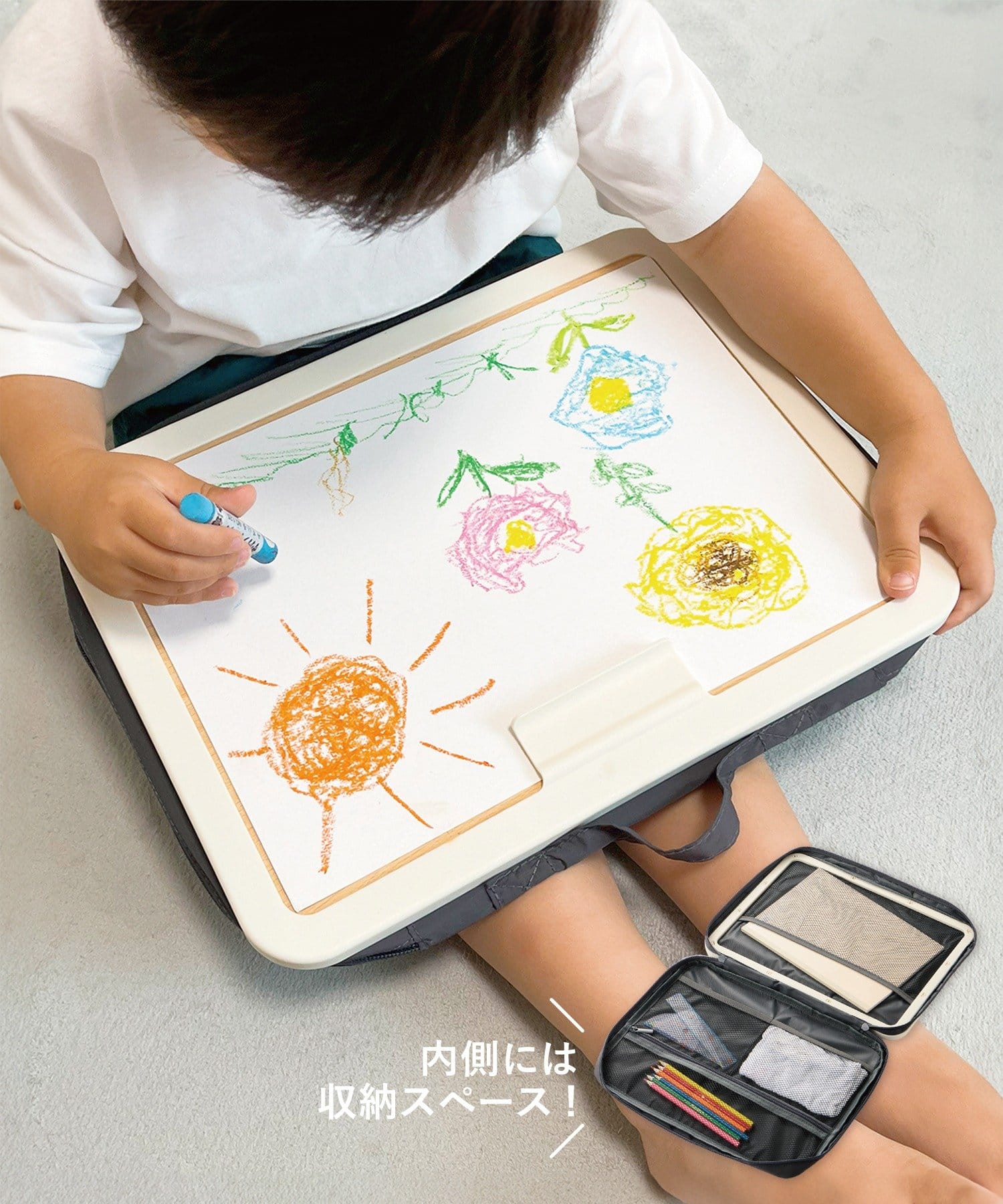 3COINS(スリーコインズ) ポータブルお絵描きBAG