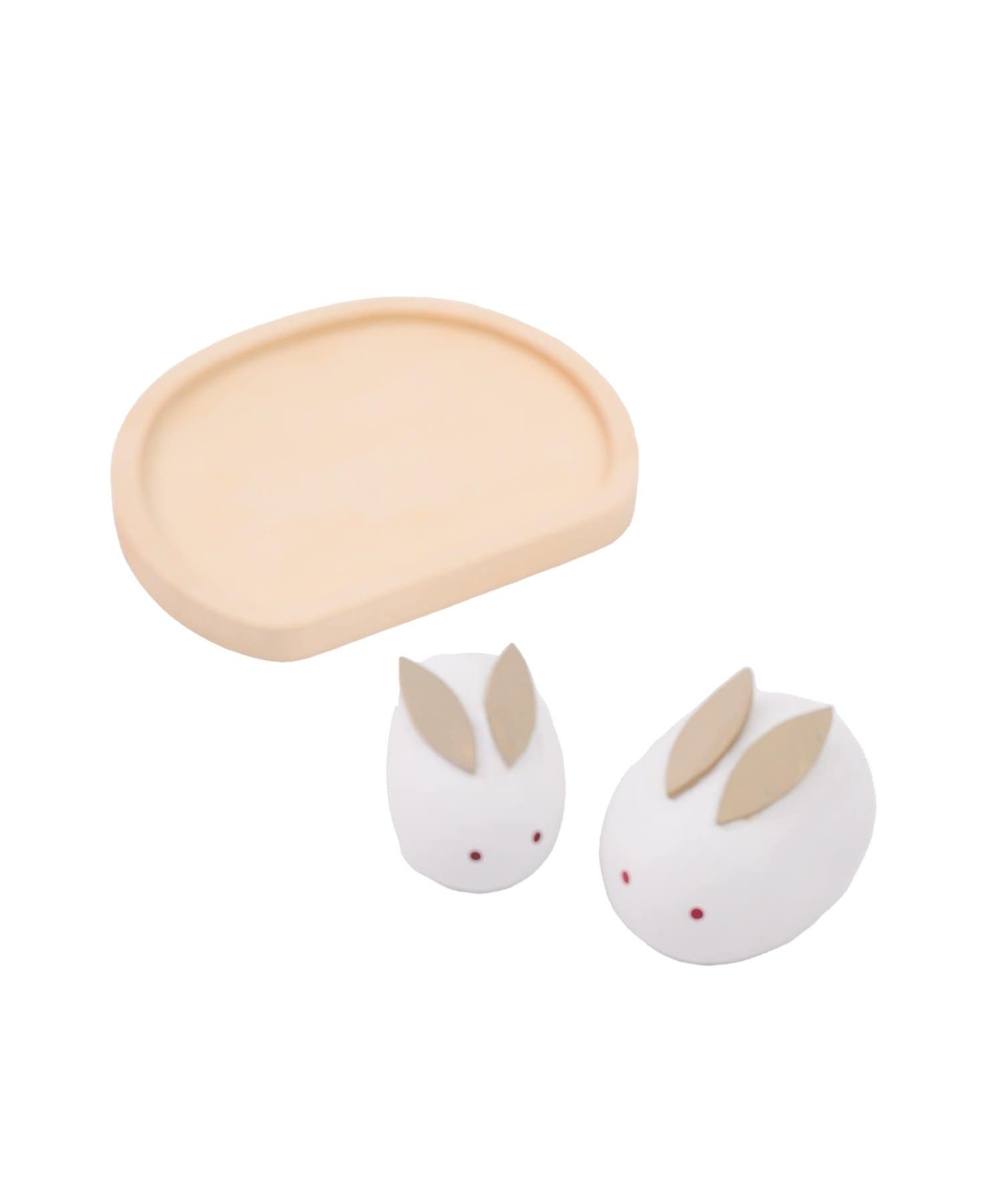 salut!(サリュ) 《WEB限定商品》雪うさぎオブジェ／お月見