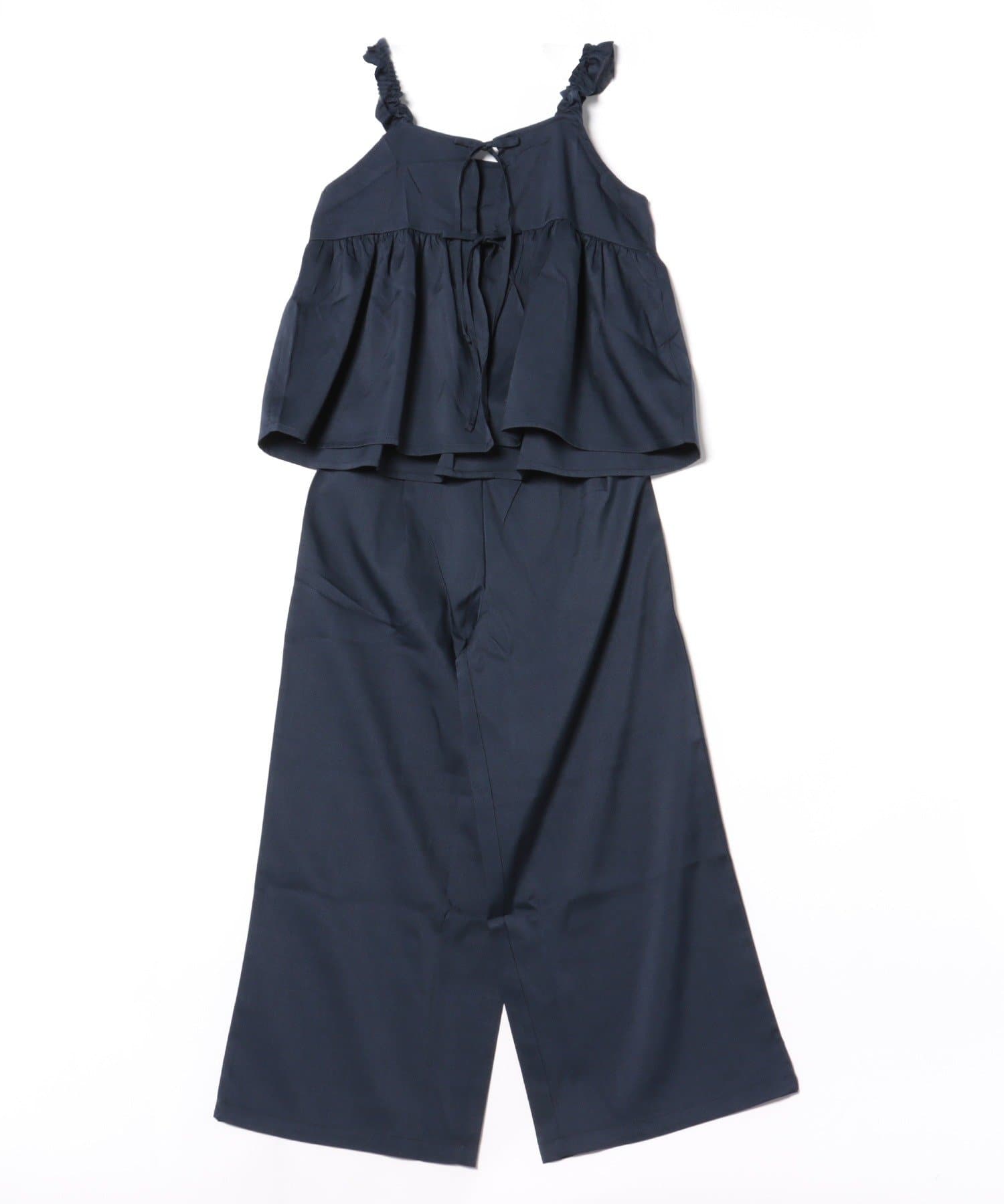 NICE CLAUP / OLIVE des OLIVE OUTLET(ナイスクラップ  / オリーブ デ オリーブ アウトレット) 【RMAF】リボンキャミ+ロングパンツSET