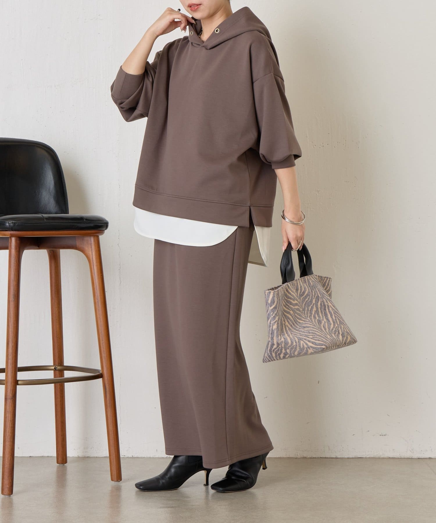 Jena　espace merveilleux(ジェナ　エスパスメルヴェイユ) レイヤードライクセットアップ