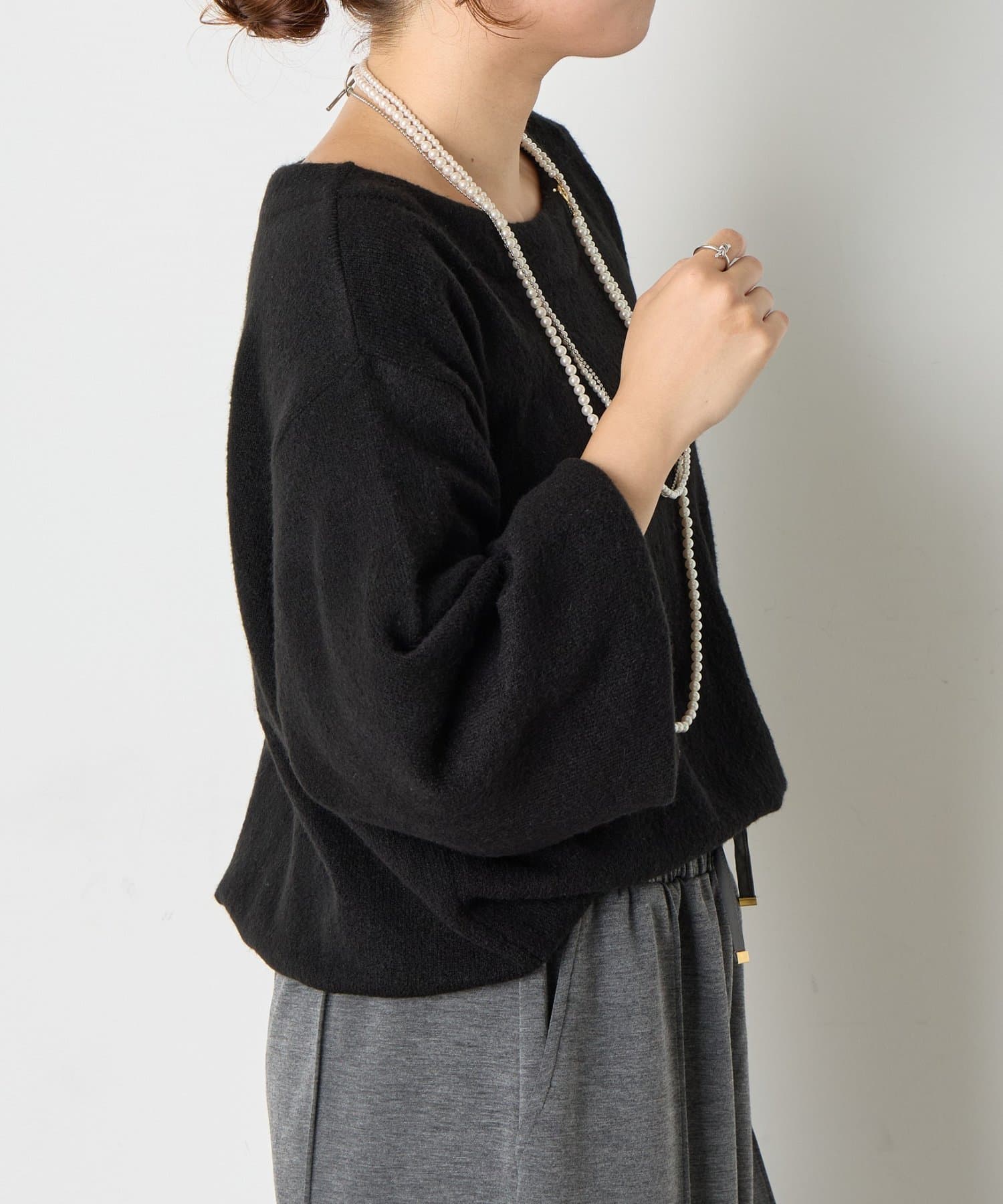 Jena　espace merveilleux(ジェナ　エスパスメルヴェイユ) 袖バルーンニット