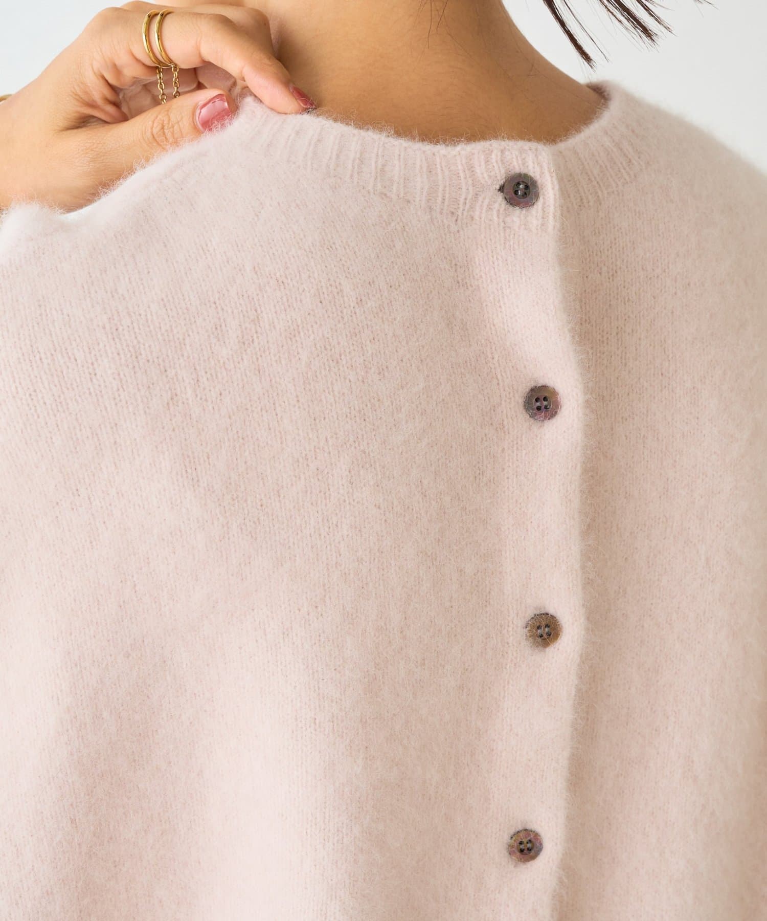 BEARDSLEY(ビアズリー) FOXウール後ろボタンニット