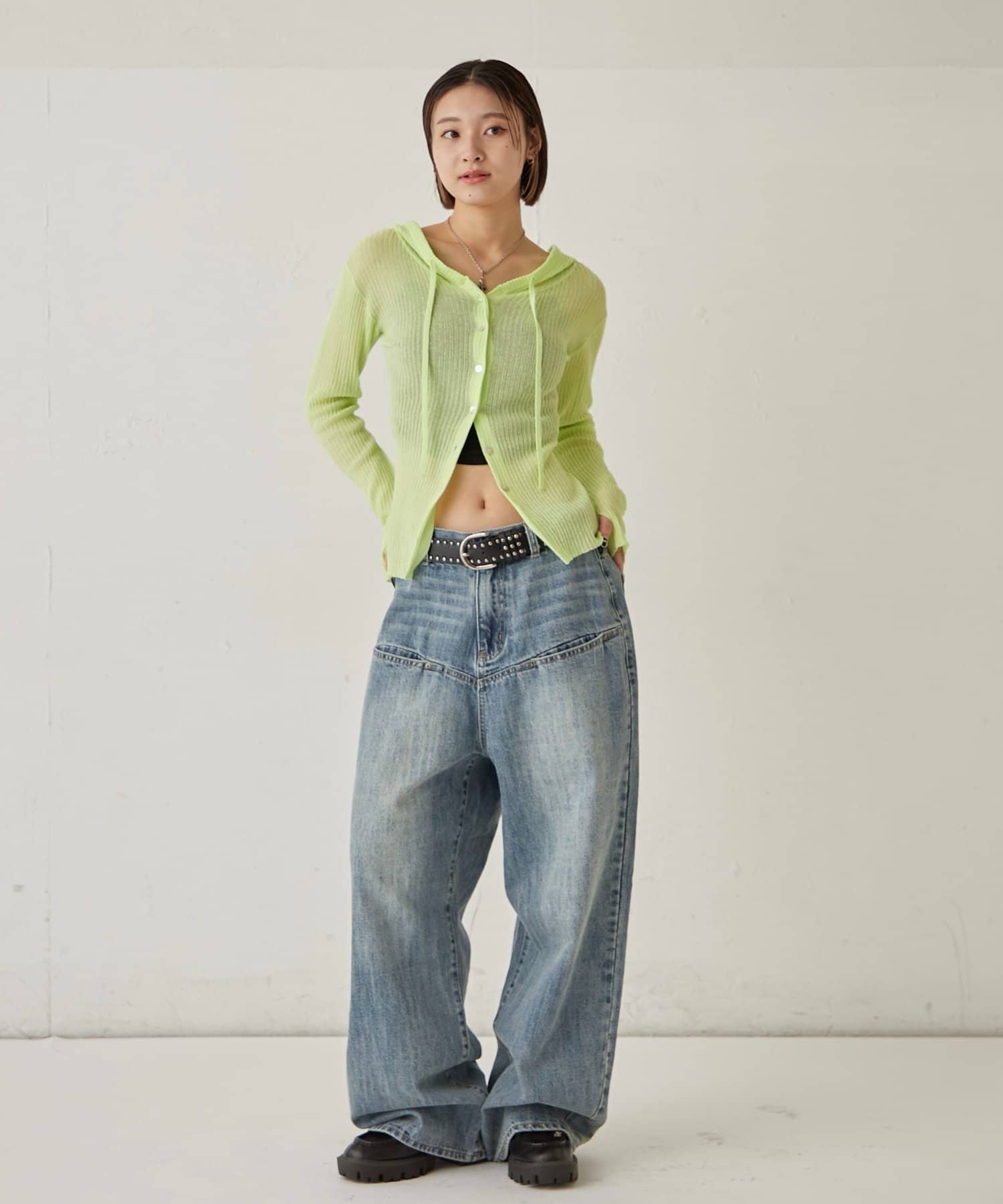 WHO’S WHO gallery(フーズフーギャラリー) スラッシュポケットデニム