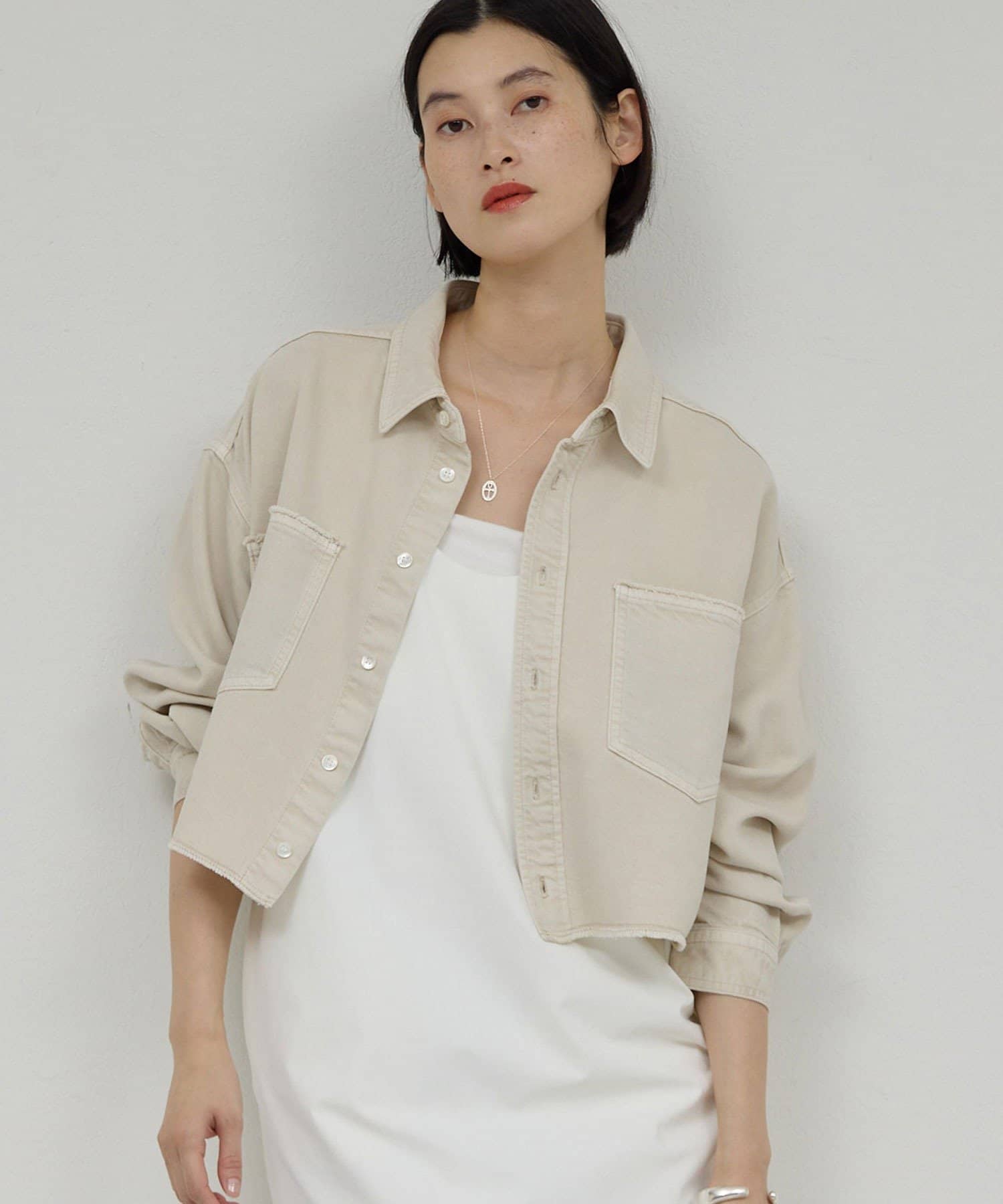 GALLARDAGALANTE(ガリャルダガランテ) 【11/12(水)10:30~新色IV/OLV予約開始】【セットアップ対応】リヨセルショートシャツ