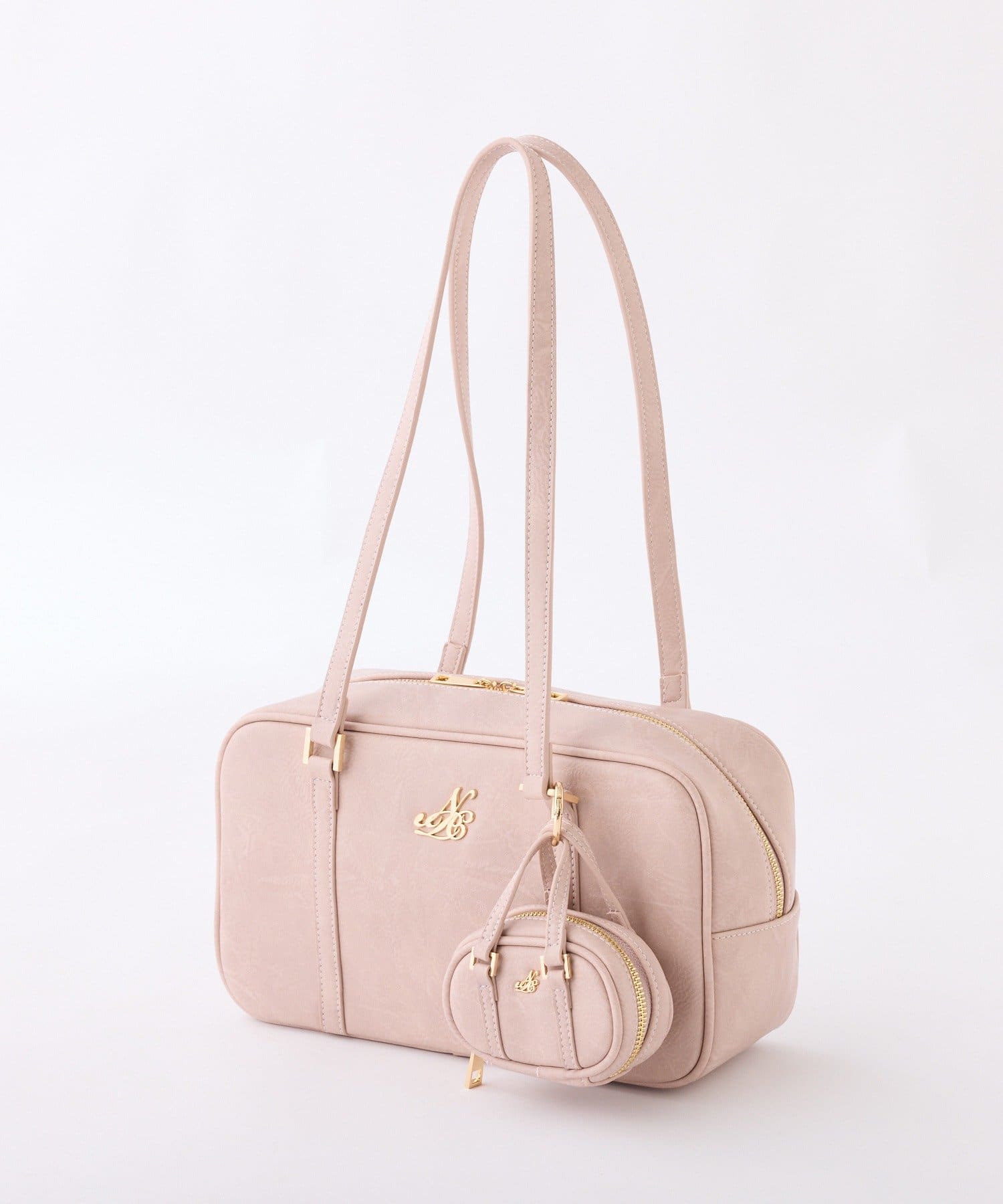 【本体】持ち手＝68cm内ポケット：縦10cm横15cm【ミニバッグ】縦＝5.5cm横＝9cmマチ＝4cm持ち手＝14cm~NICECLAUP 2025 Early Autumn Collection