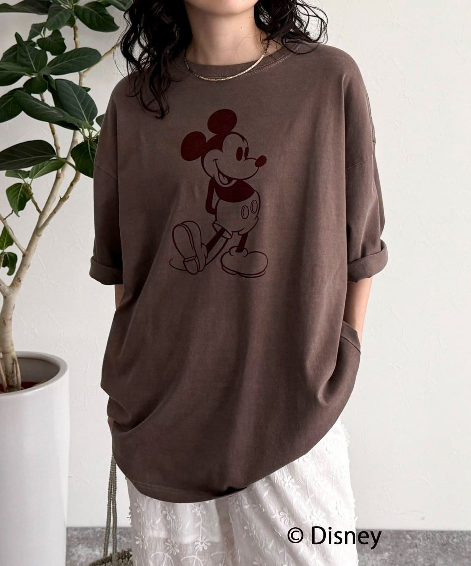 FREDY & GLOSTER(フレディ アンド グロスター) 【GOOD ROCK SPEED】Mickey フロッキープリントBIGTシャツ