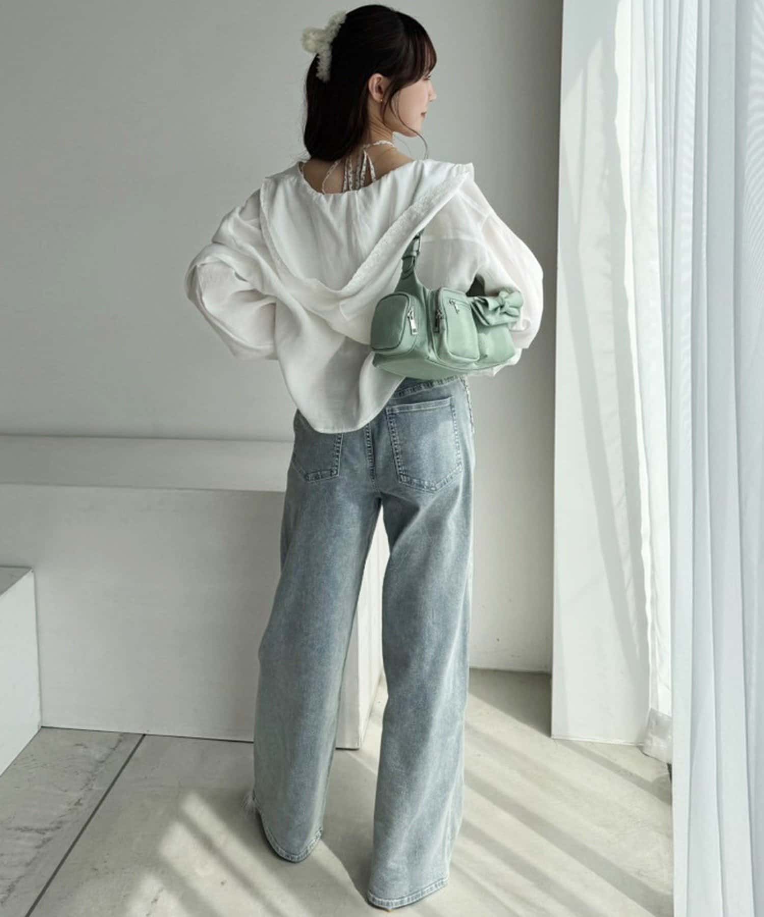 NICE CLAUP / OLIVE des OLIVE OUTLET(ナイスクラップ  / オリーブ デ オリーブ アウトレット) 【one after another】シャーリングキャミ