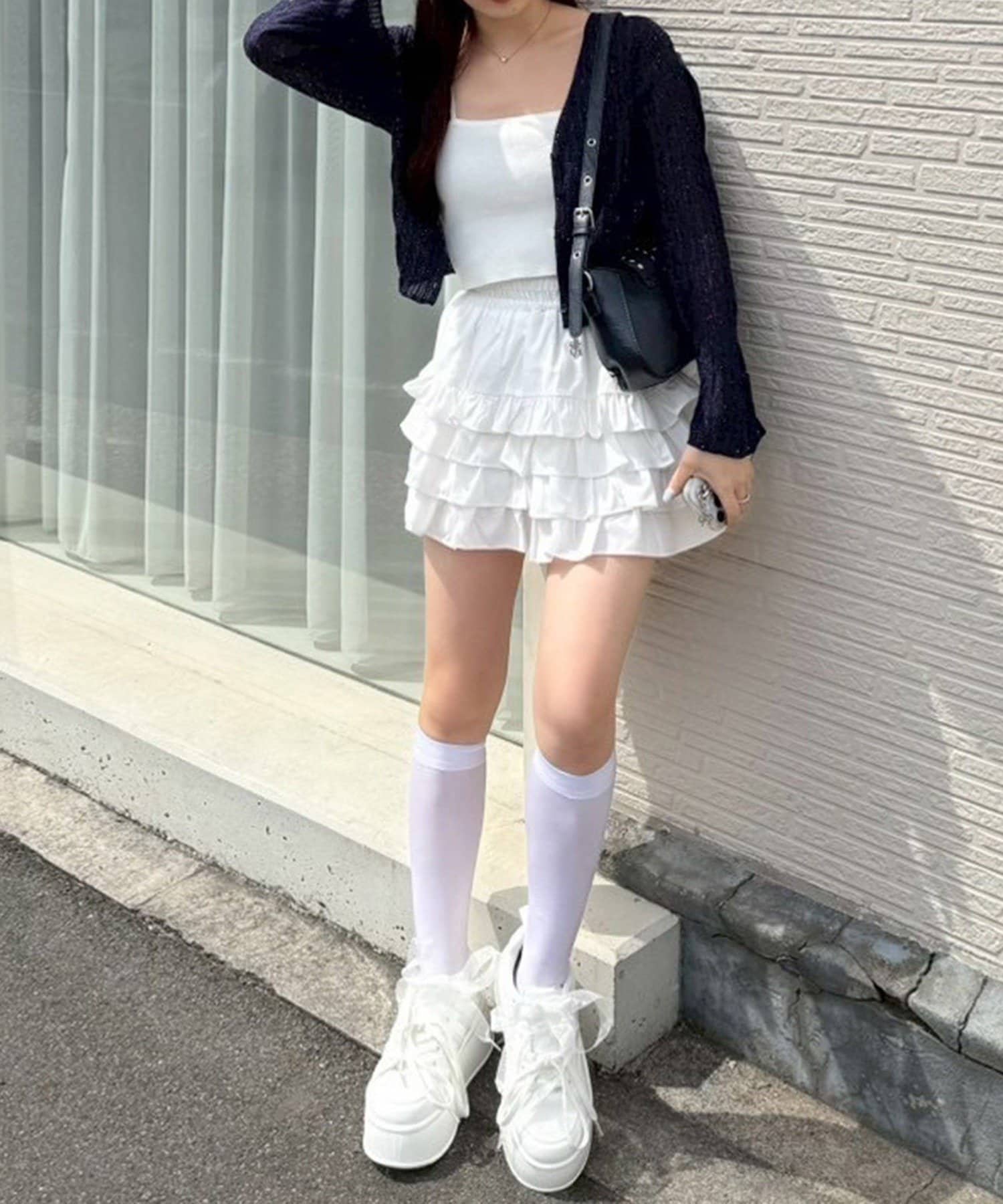 NICE CLAUP / OLIVE des OLIVE OUTLET(ナイスクラップ  / オリーブ デ オリーブ アウトレット) 【one after another】スタッズバッグ