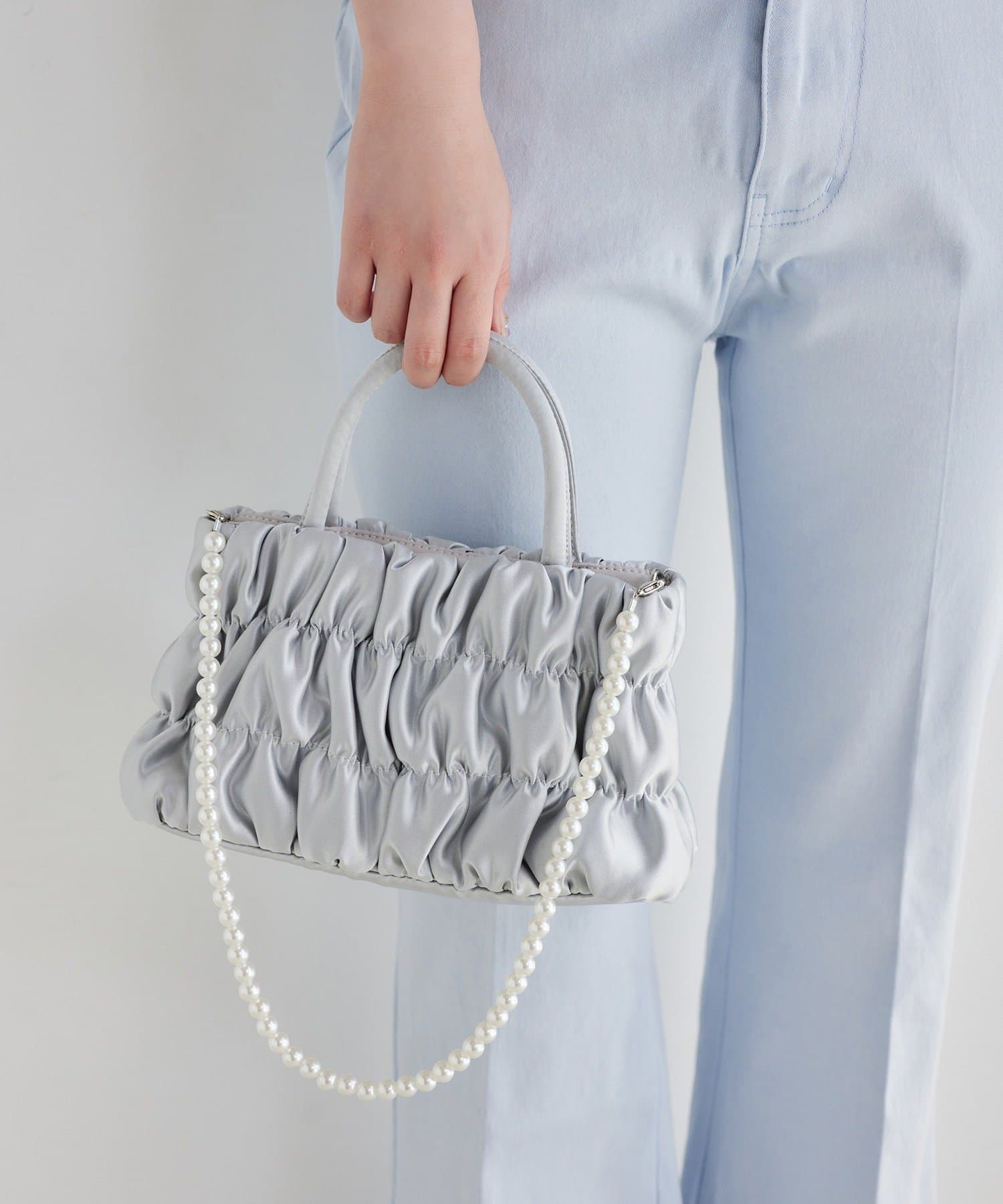NICE CLAUP / OLIVE des OLIVE OUTLET(ナイスクラップ  / オリーブ デ オリーブ アウトレット) 【one after another】ムーンライトギャザーバッグ