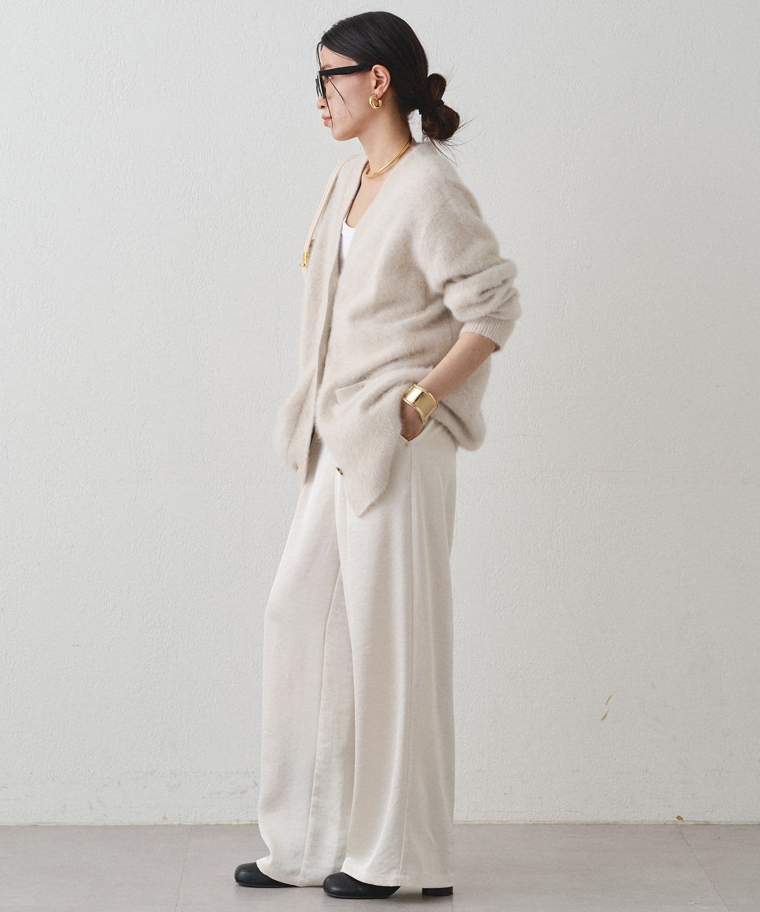 Loungedress - ラウンジドレス☆カシミア混ロングカーディガン FURカシミヤニットカーデ | LOUNGEDRESS(ラウンジドレス
