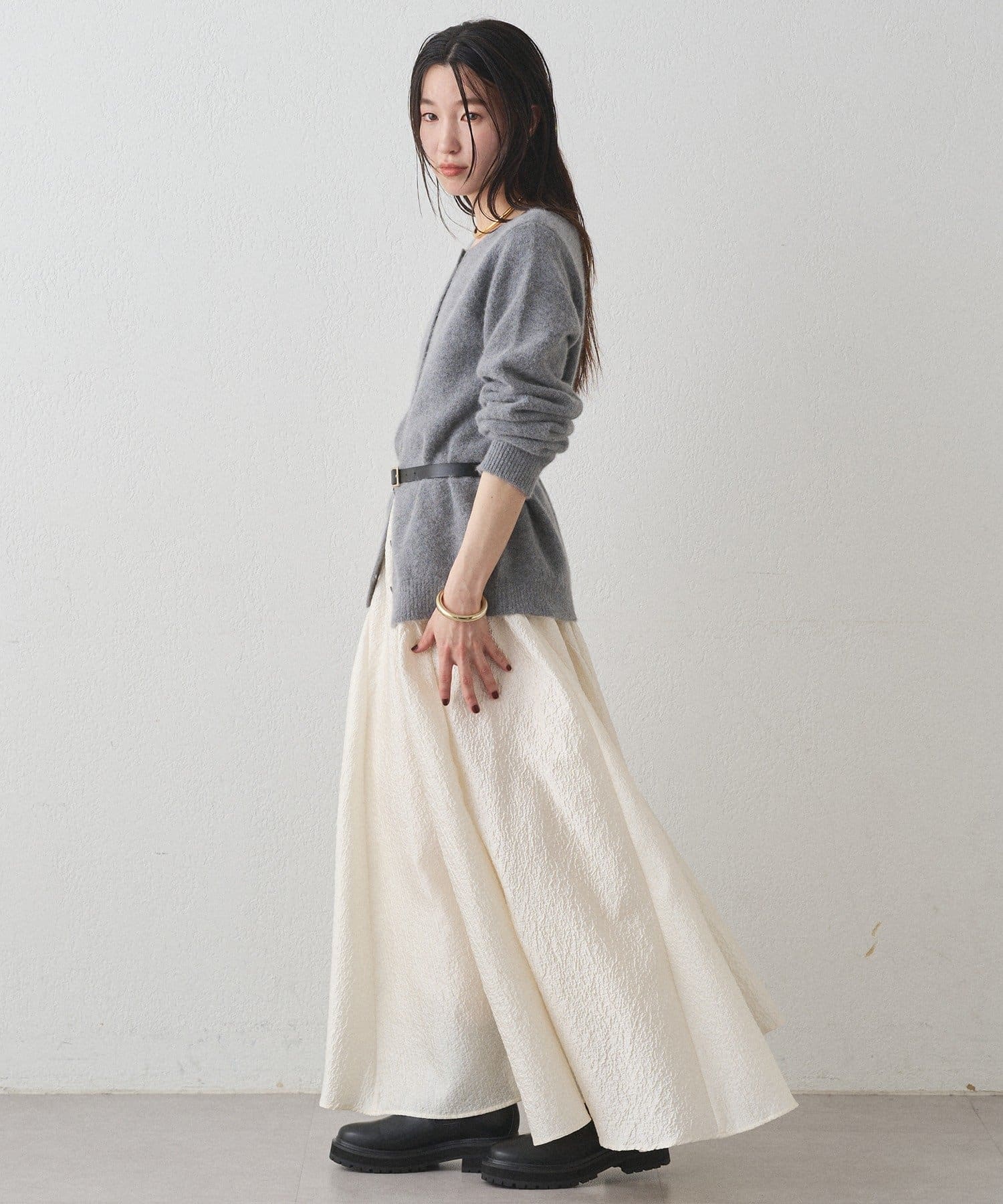 LOUNGEDRESSラウンジドレス　FURカシミヤ2WAYニット 新品タグ付きLOUNGEDRESS(ラウンジドレス)FURカシミヤ2WAYニット