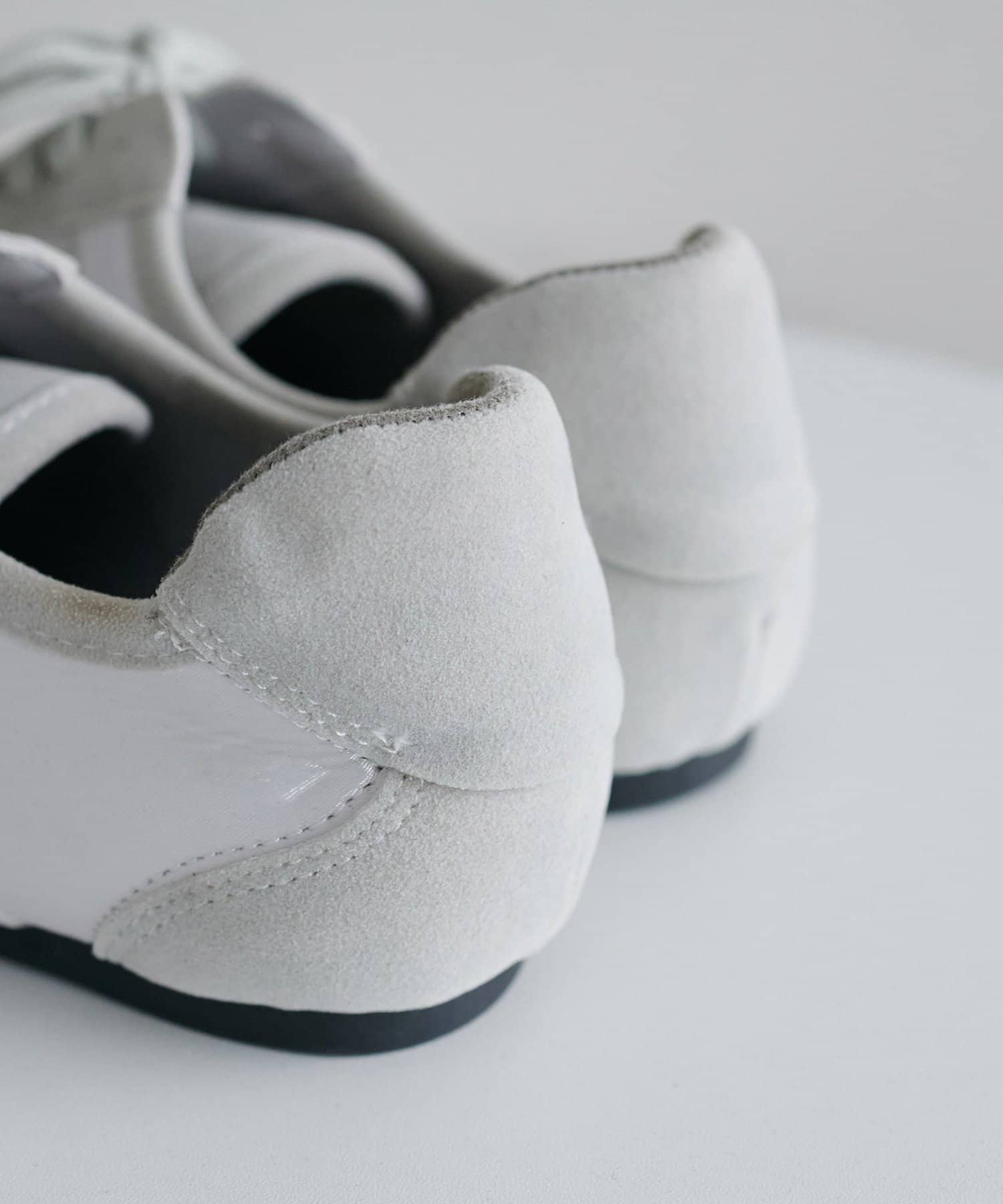 DISCOAT(ディスコート) 【SS先行カラー登場♪】スエード調サテンバレエスニーカー《詳細動画あり》