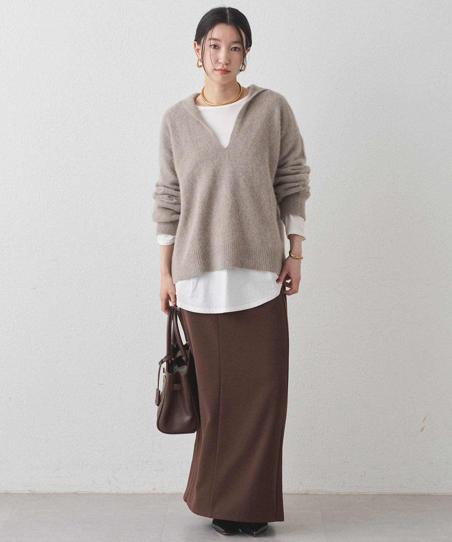 新品★ LOUNGEDRESS(ラウンジドレス) ウールクルーネックニット LOUNGEDRESS（ラウンジドレス）の「WOOLタートルニット（ニット