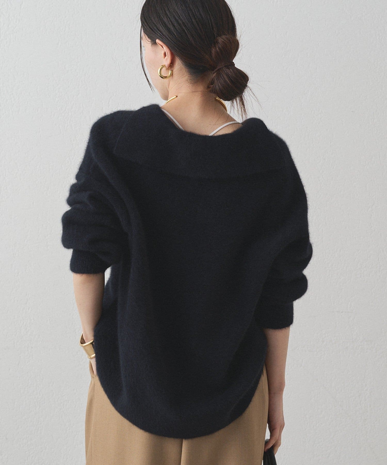 LOUNGEDRESS(ラウンジドレス) FURウールスキッパーニット