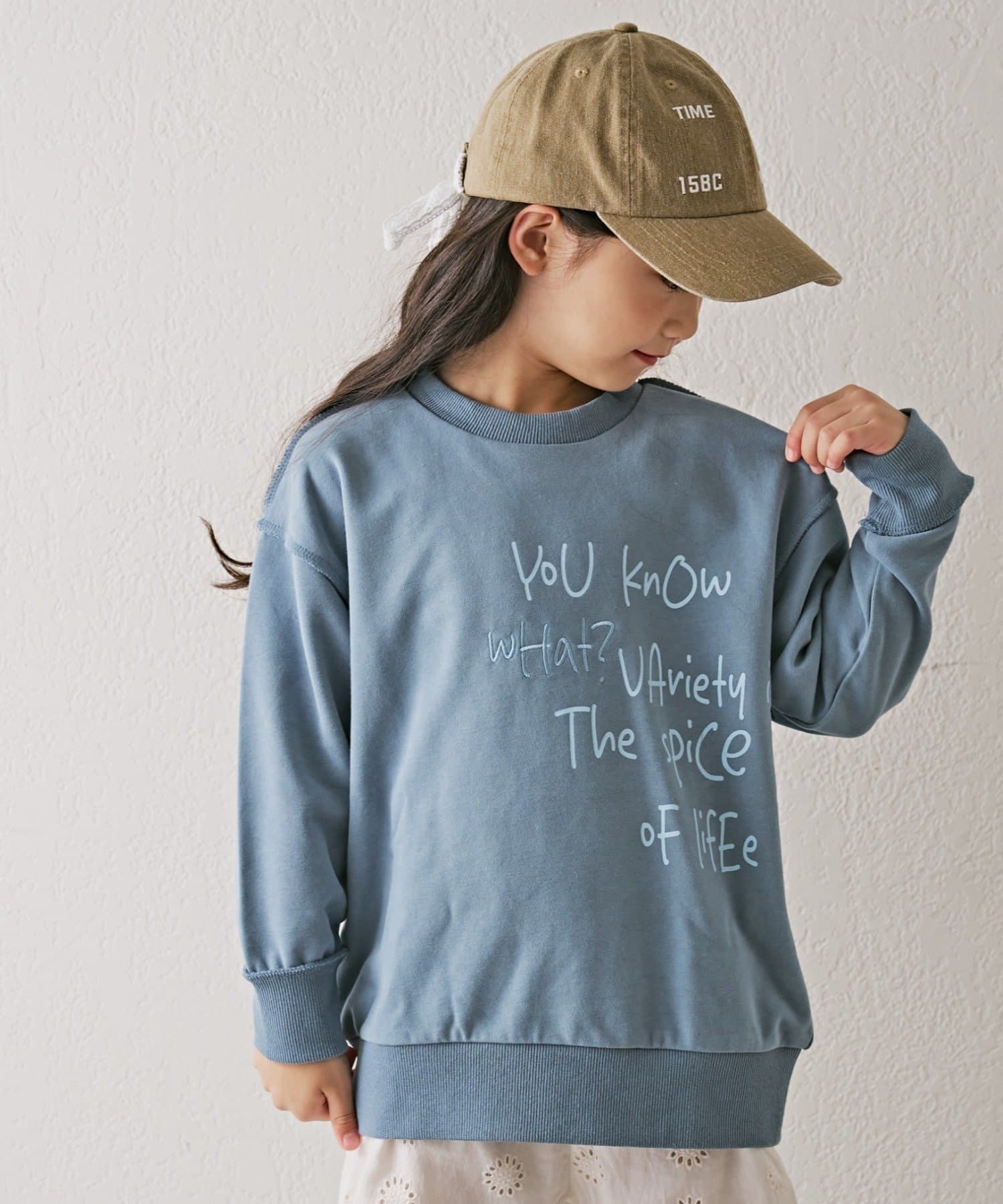 CIAOPANIC TYPY(チャオパニックティピー) 【KIDS】【男女兼用】ポイントロゴ刺繍オーバースウェット