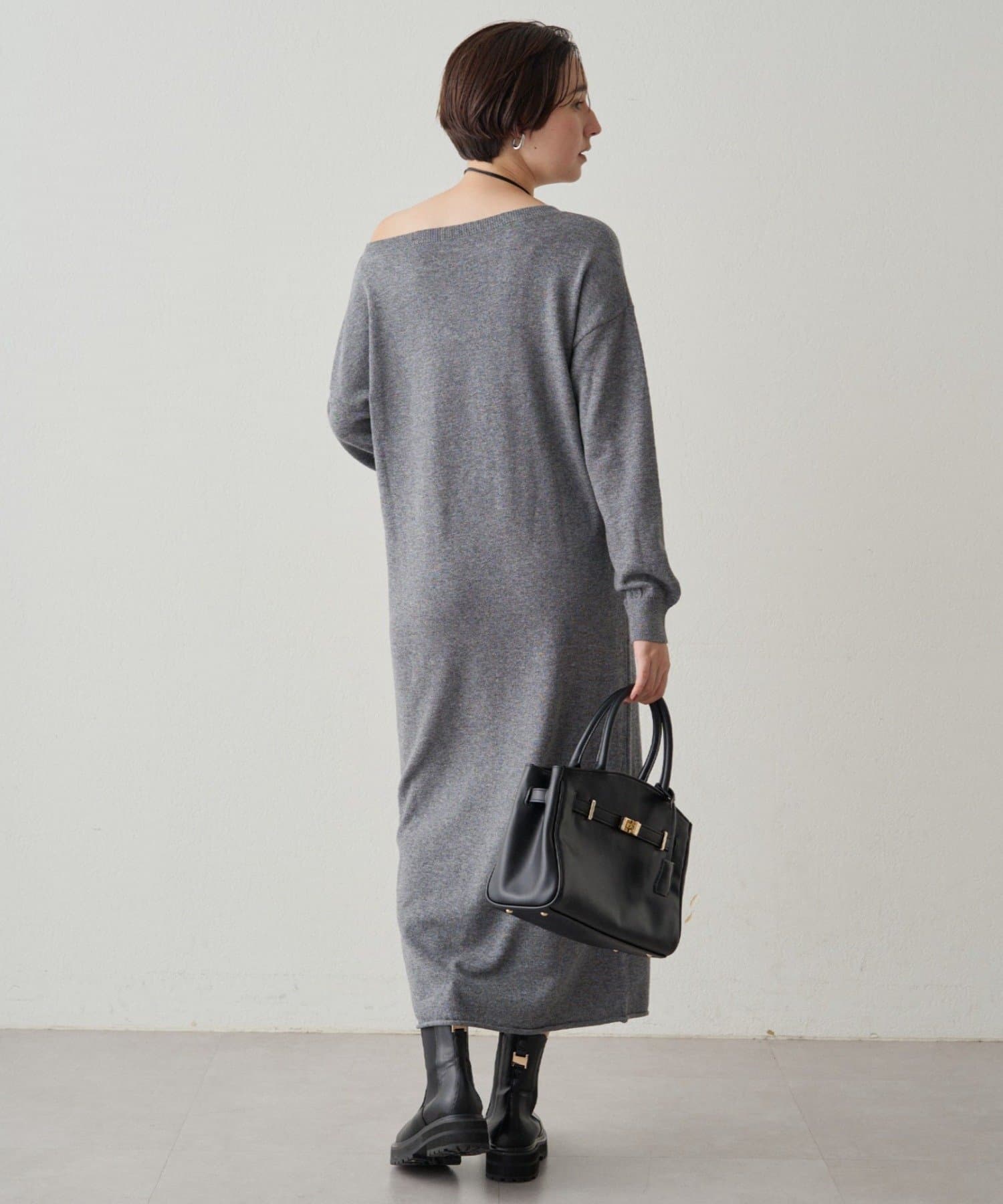 LOUNGEDRESS(ラウンジドレス) ウールカシミヤニットワンピース