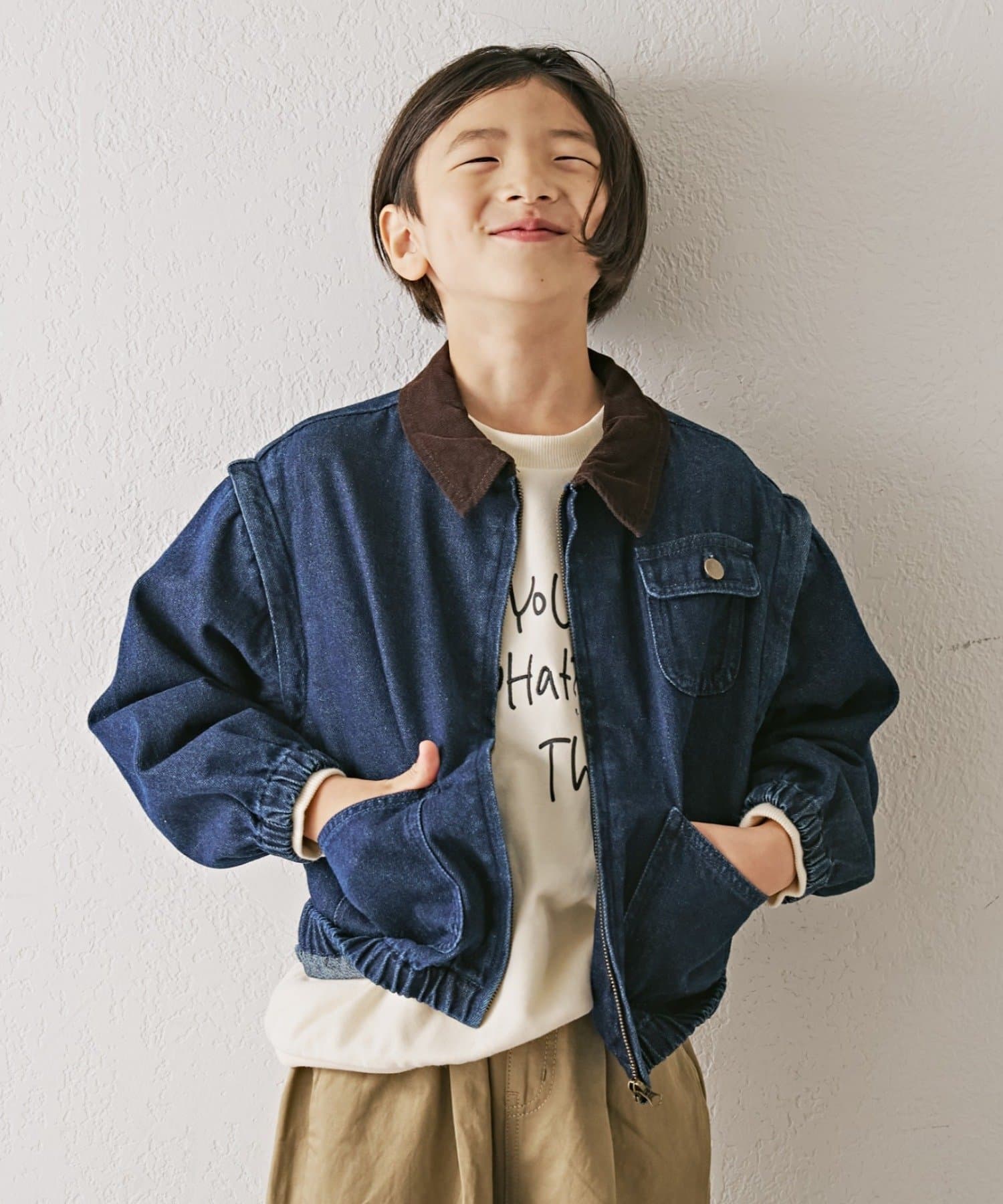 CIAOPANIC TYPY(チャオパニックティピー) 【KIDS】【男女兼用】袖取り外しワークジャケットアウター