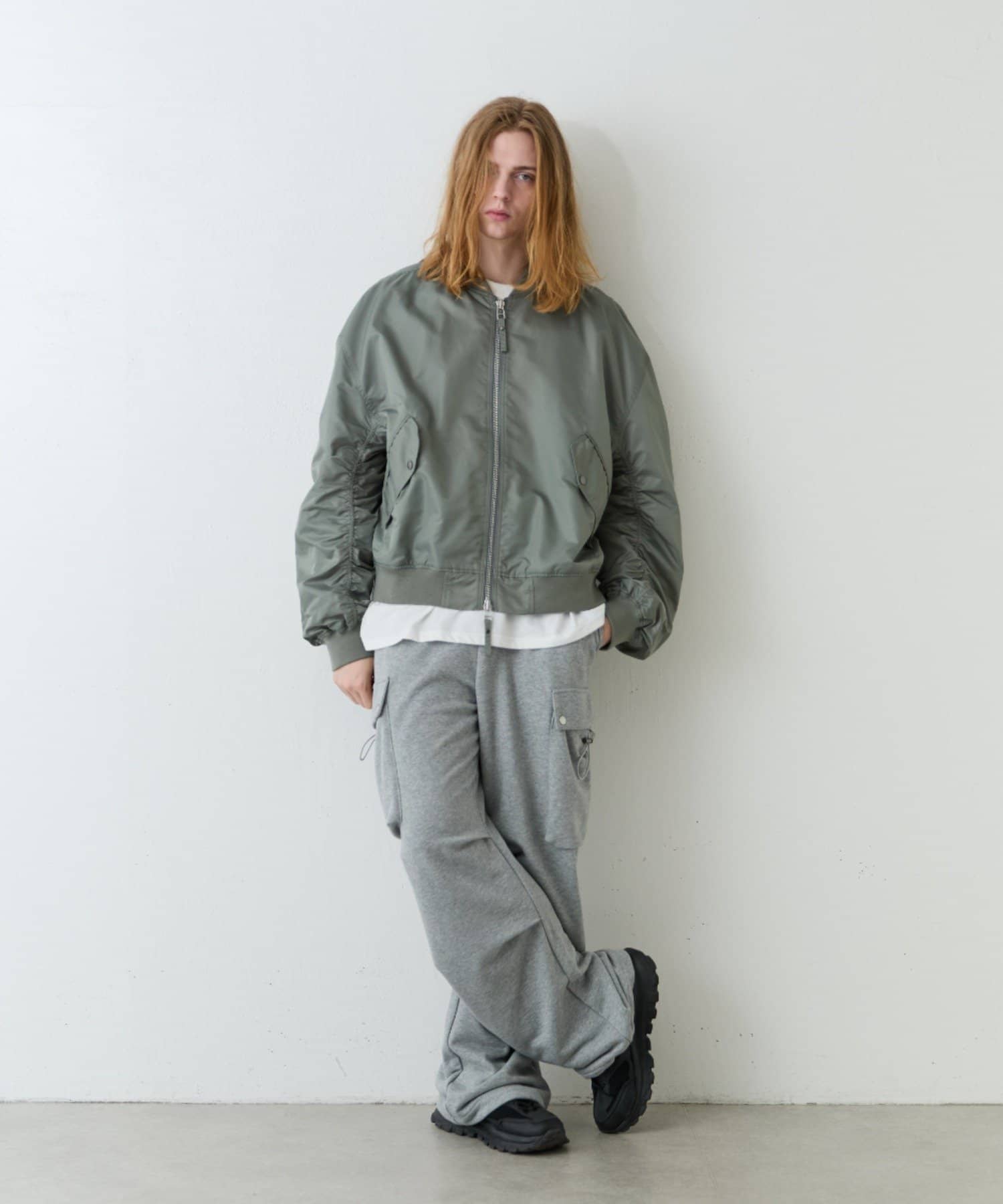 Lui's(ルイス) 【Neucon/ニューコン】ダブルポケットパラシュートスウェットカーゴパンツ