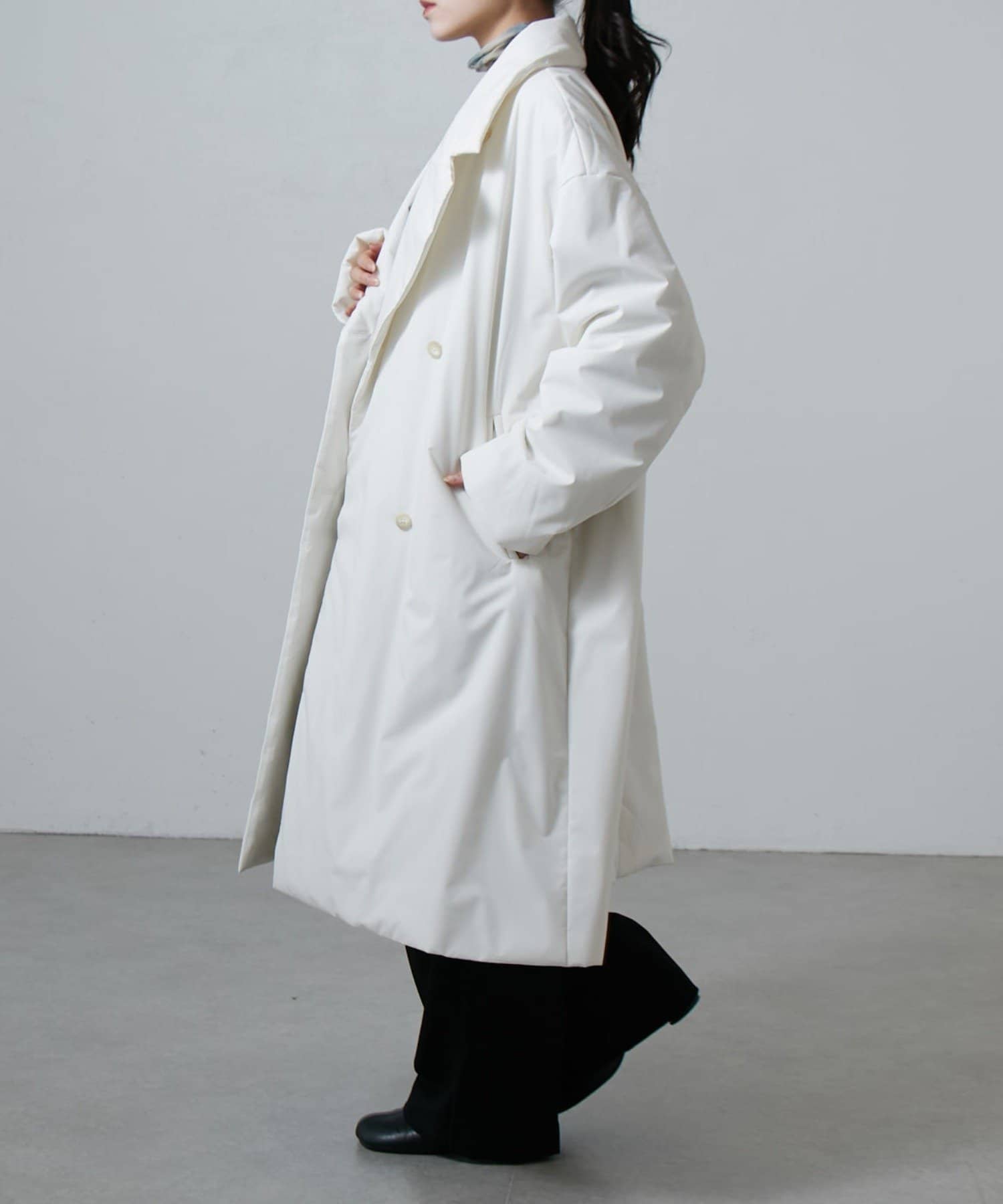 Lui's(ルイス) 【ETHERMALOFT(R)】2WAYカラー中綿ロングコート