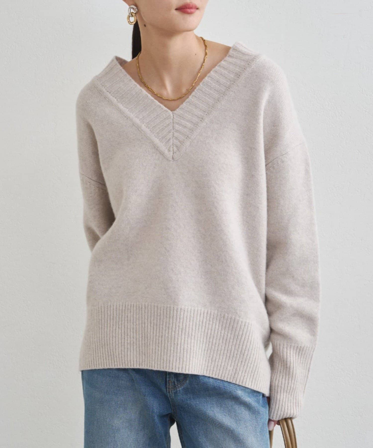 LOUNGEDRESS(ラウンジドレス) ウール100Vニット