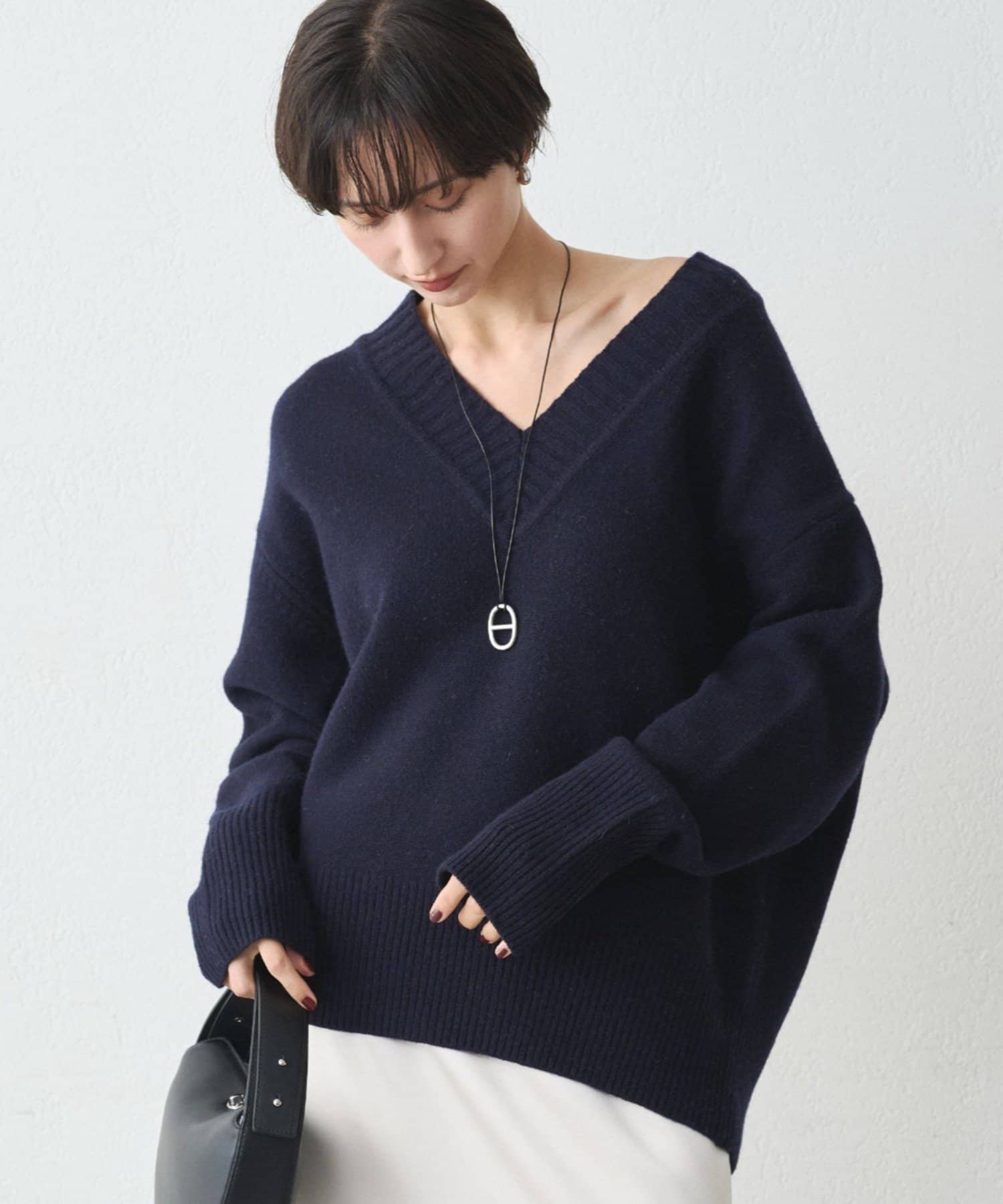 LOUNGEDRESS(ラウンジドレス) ウール100Vニット