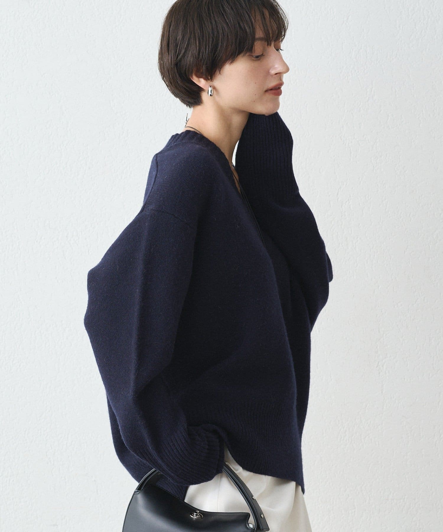 LOUNGEDRESS(ラウンジドレス) ウール100Vニット