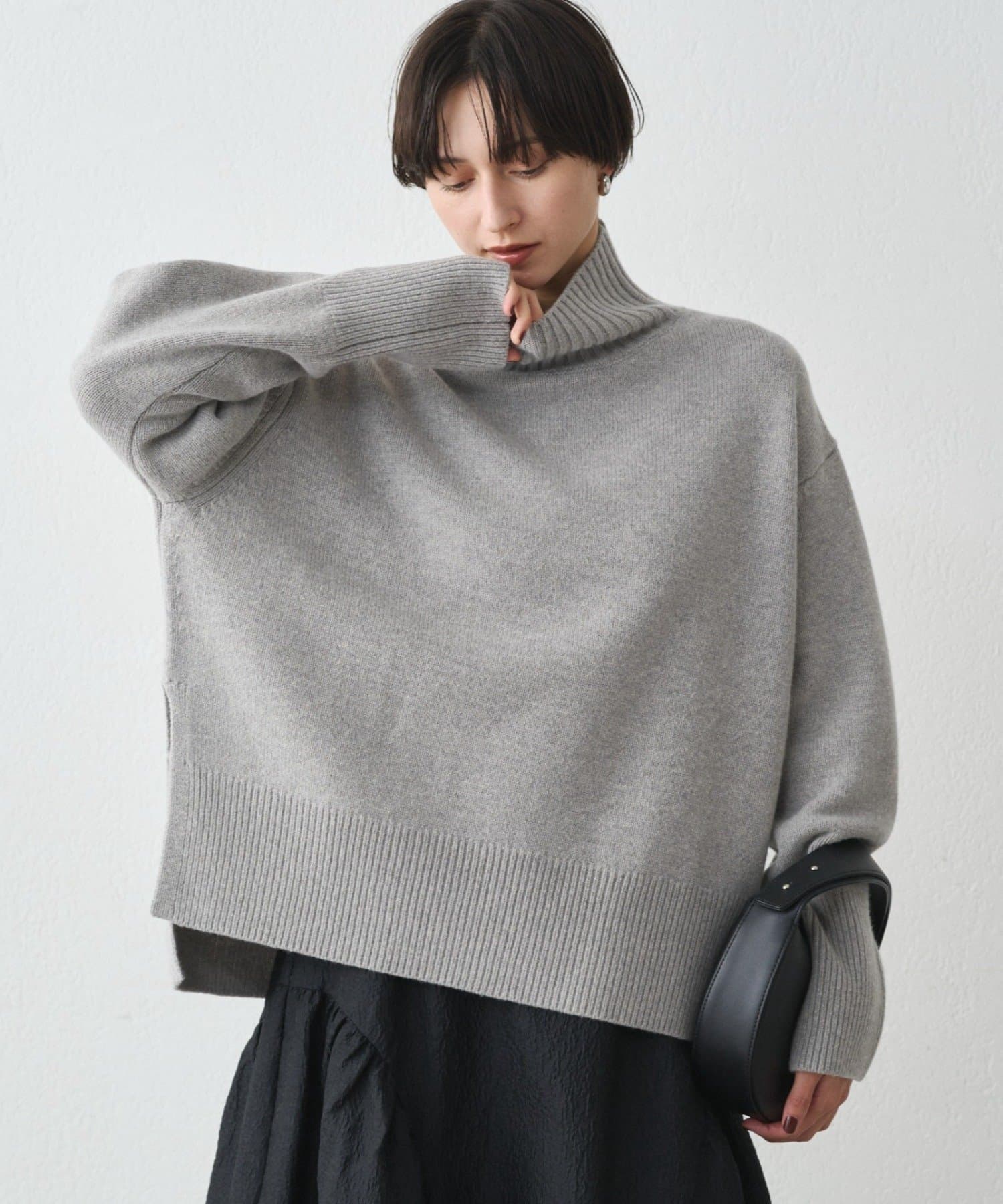 LOUNGEDRESS(ラウンジドレス) ウール100タートルニット
