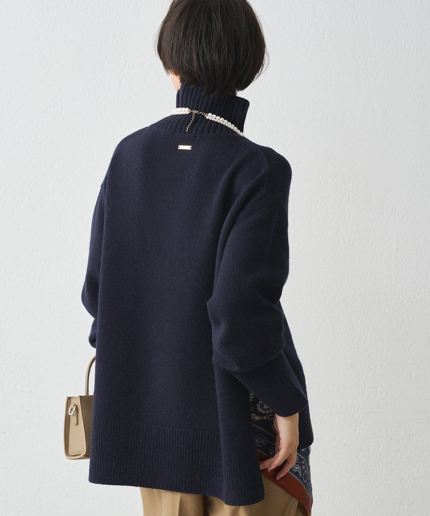 LOUNGEDRESS(ラウンジドレス) ウール100タートルニット